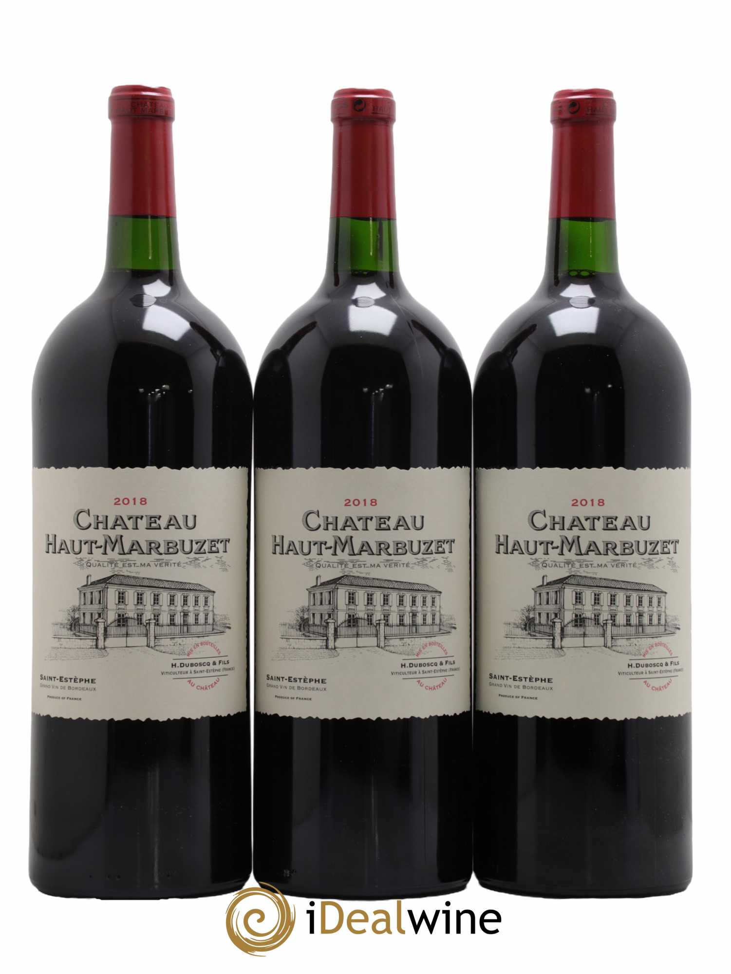 Château Haut Marbuzet 2018 - Lot de 6 magnums - 1
