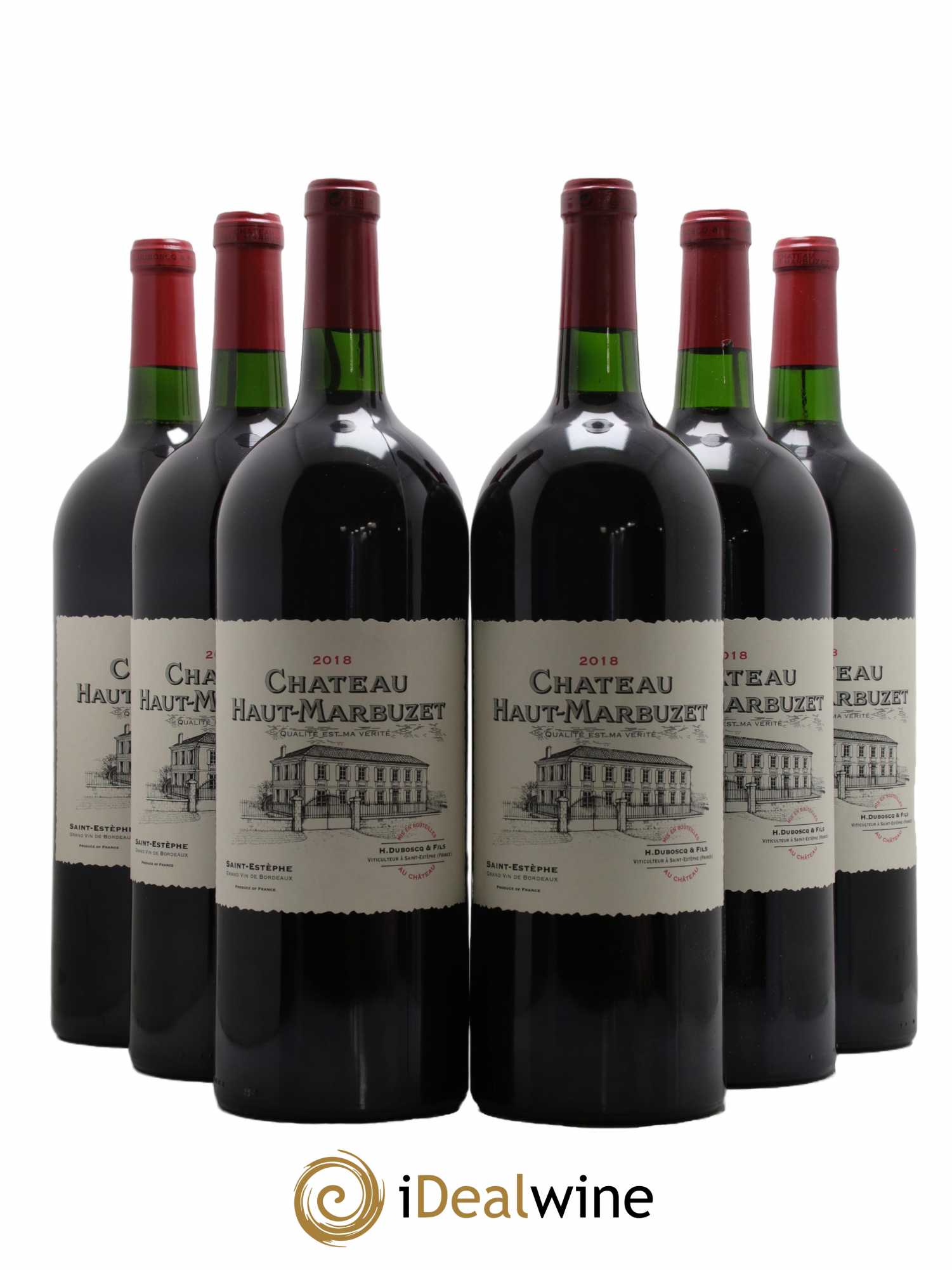 Château Haut Marbuzet 2018 - Lot de 6 magnums - 0