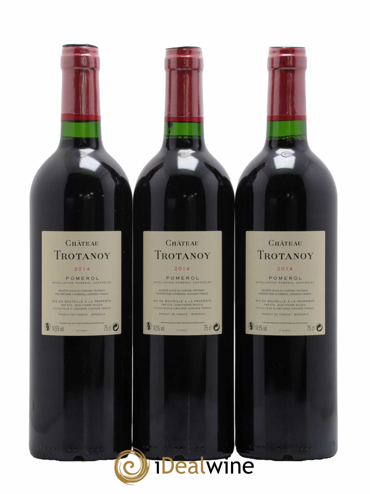 Château Trotanoy 2014 - Lot de 3 bouteilles - 1