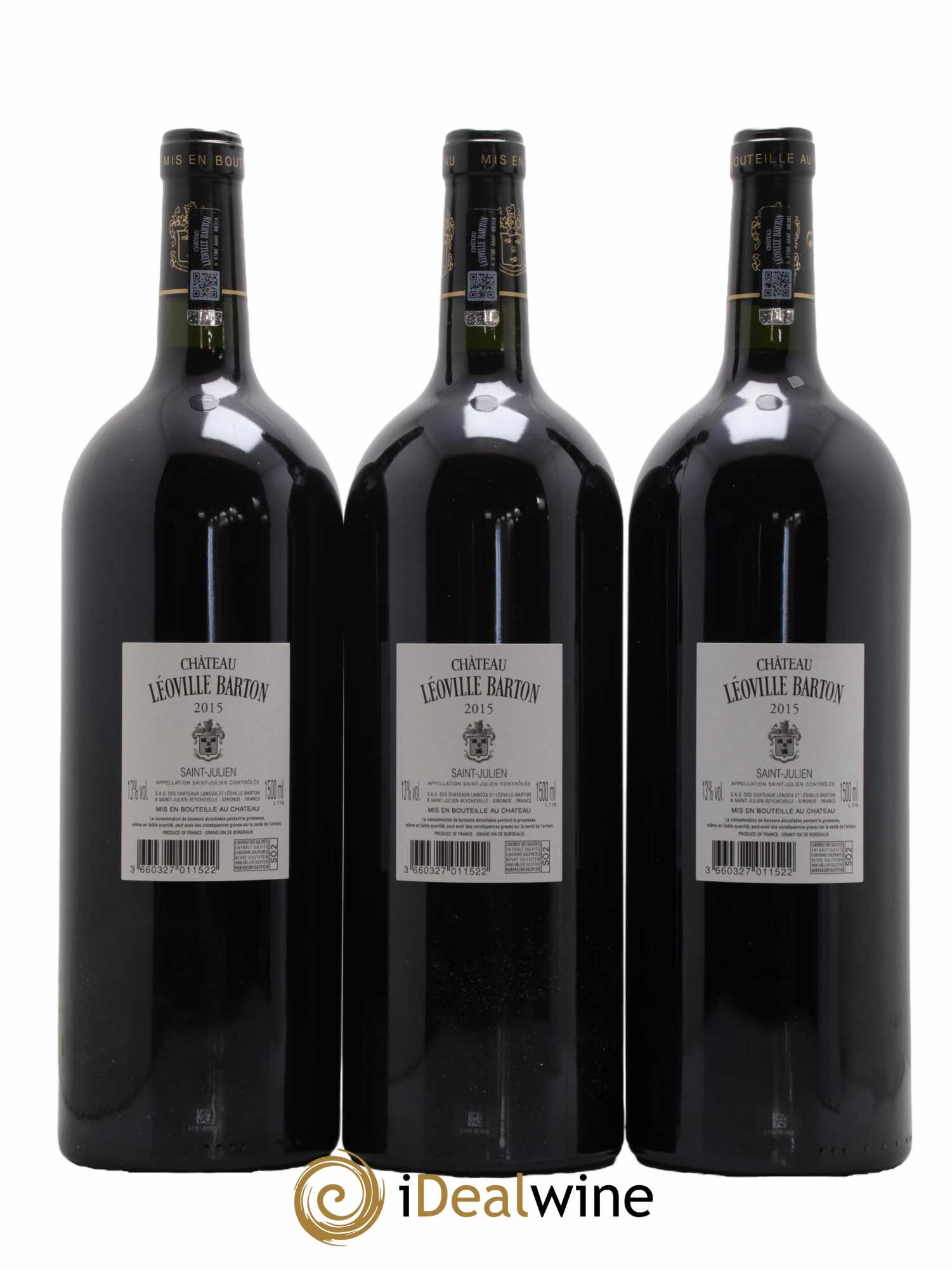 Château Léoville Barton 2ème Grand Cru Classé 2015 - Lot de 6 magnums - 4