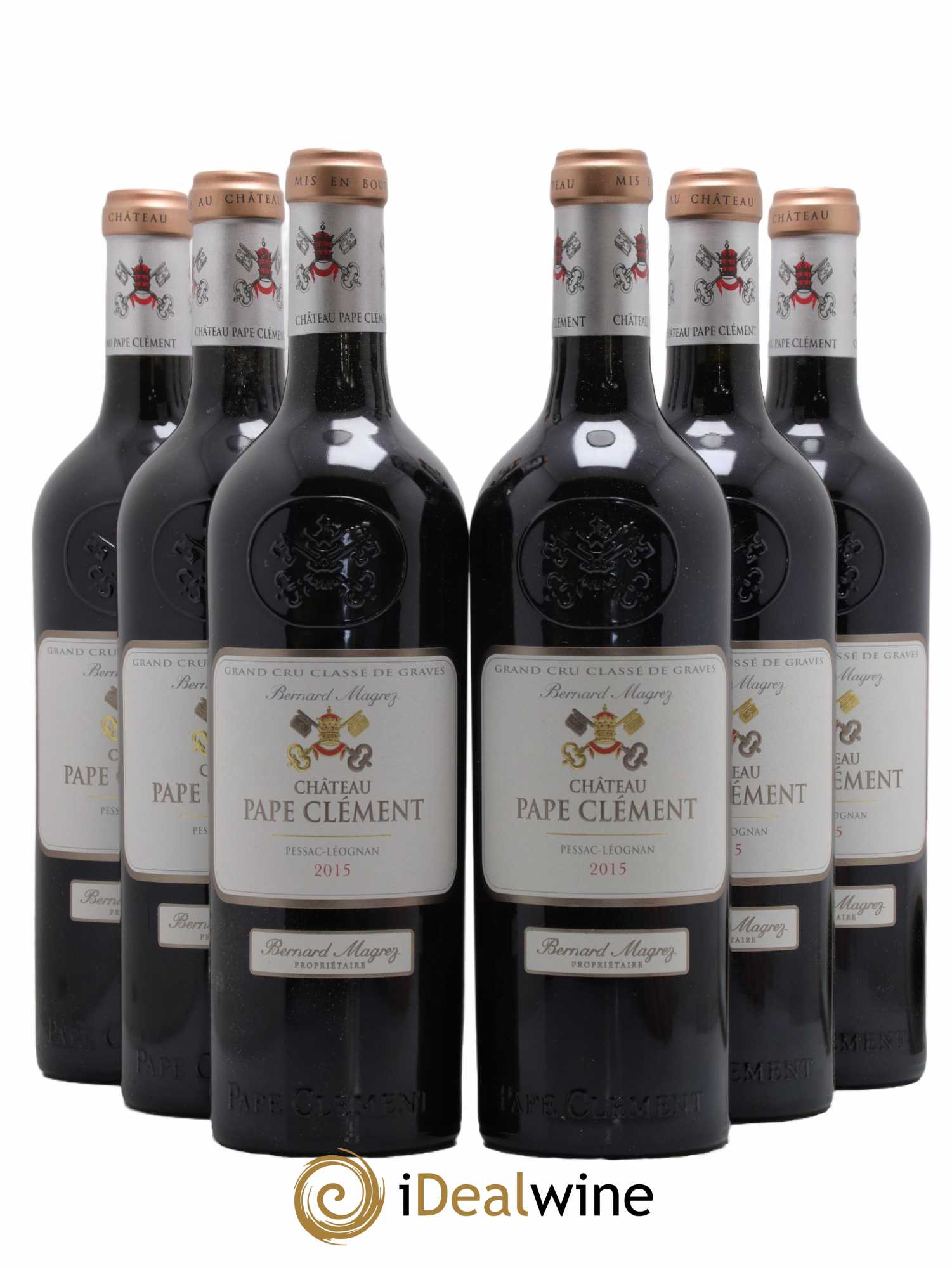 Château Pape Clément Cru Classé de Graves 2015 - Lot de 6 bouteilles - 0