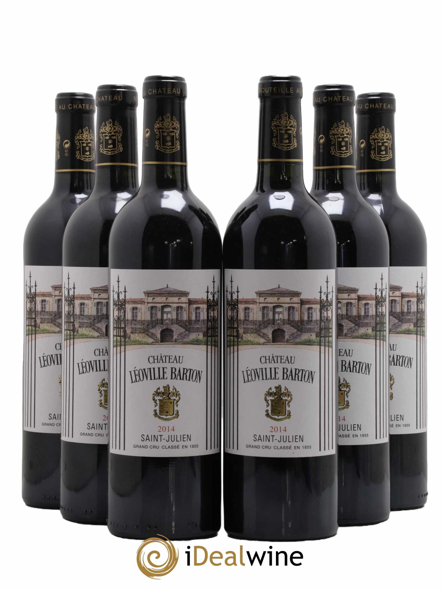Château Léoville Barton 2ème Grand Cru Classé 2014 - Lot de 6 bouteilles - 0