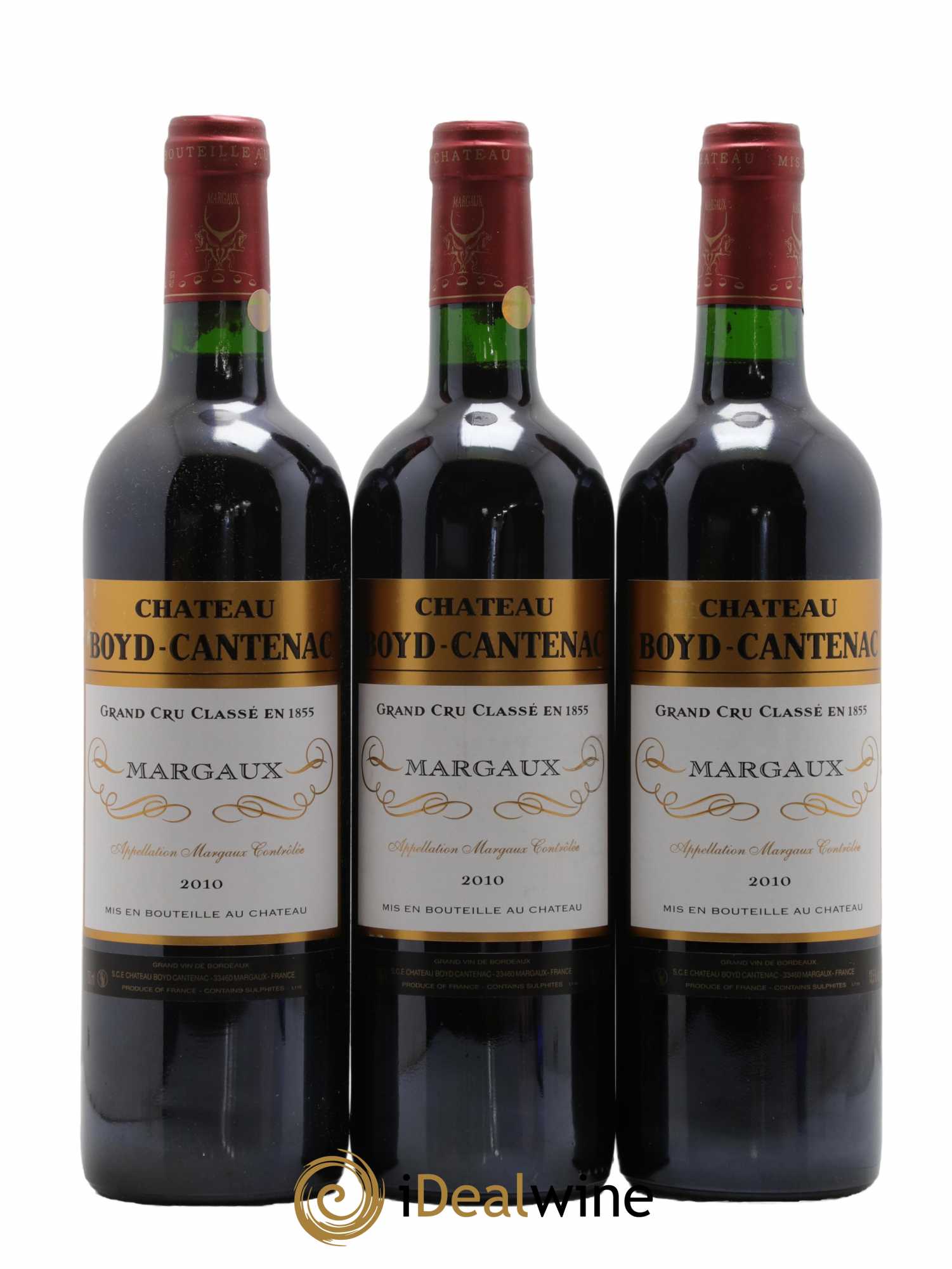 Château Boyd Cantenac 3ème Grand Cru Classé 2010 - Lot de 6 bouteilles - 1
