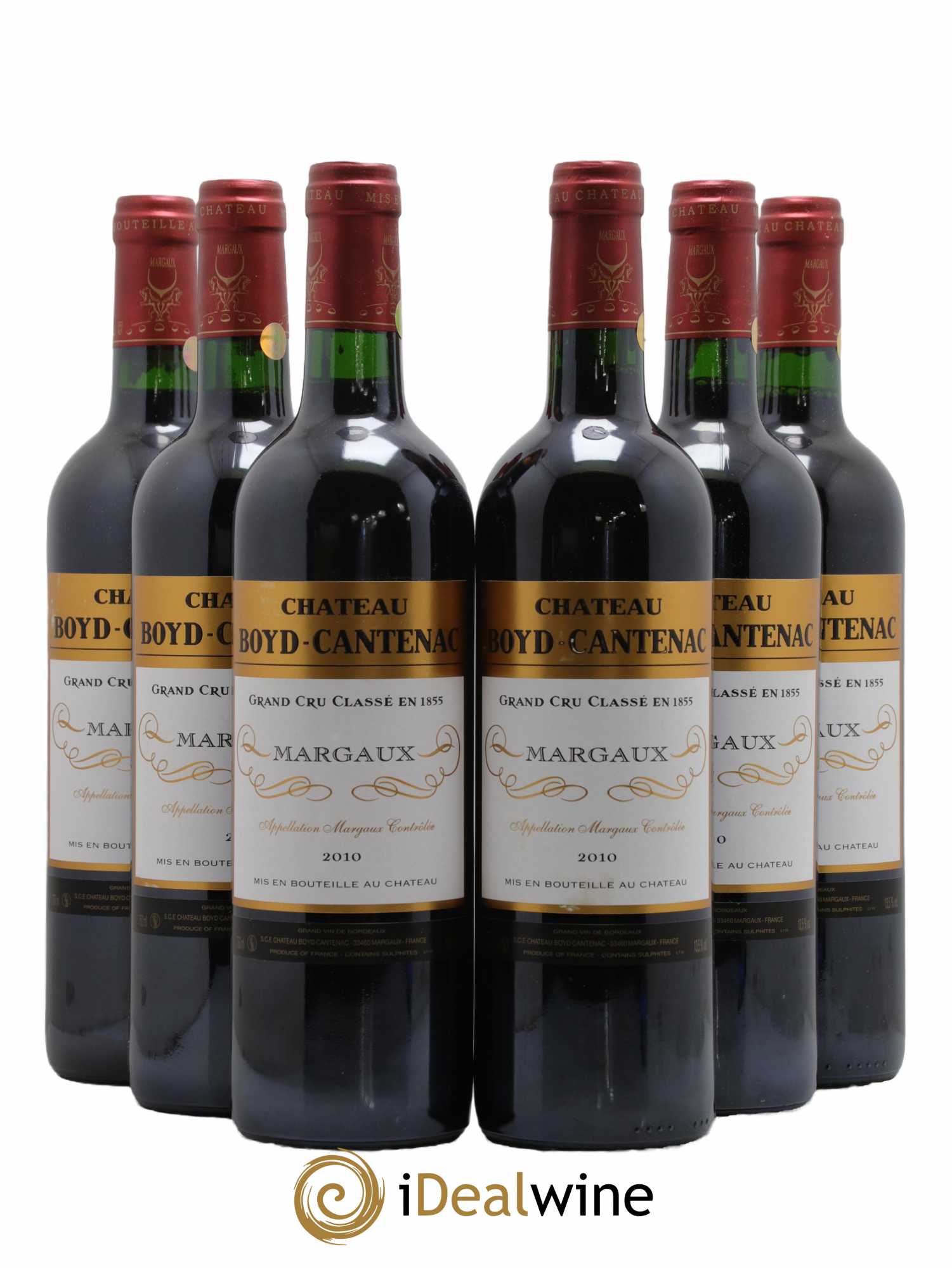 Château Boyd Cantenac 3ème Grand Cru Classé 2010 - Lot de 6 bouteilles - 0