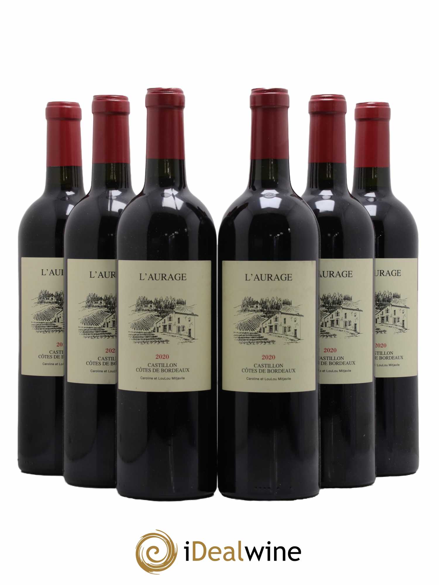 L'Aurage 2020 - Lot de 6 bouteilles - 0