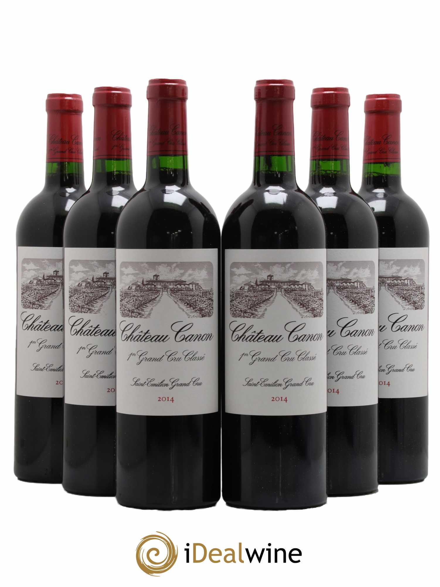 Château Canon 1er Grand Cru Classé B 2014 - Lot de 6 bouteilles - 0