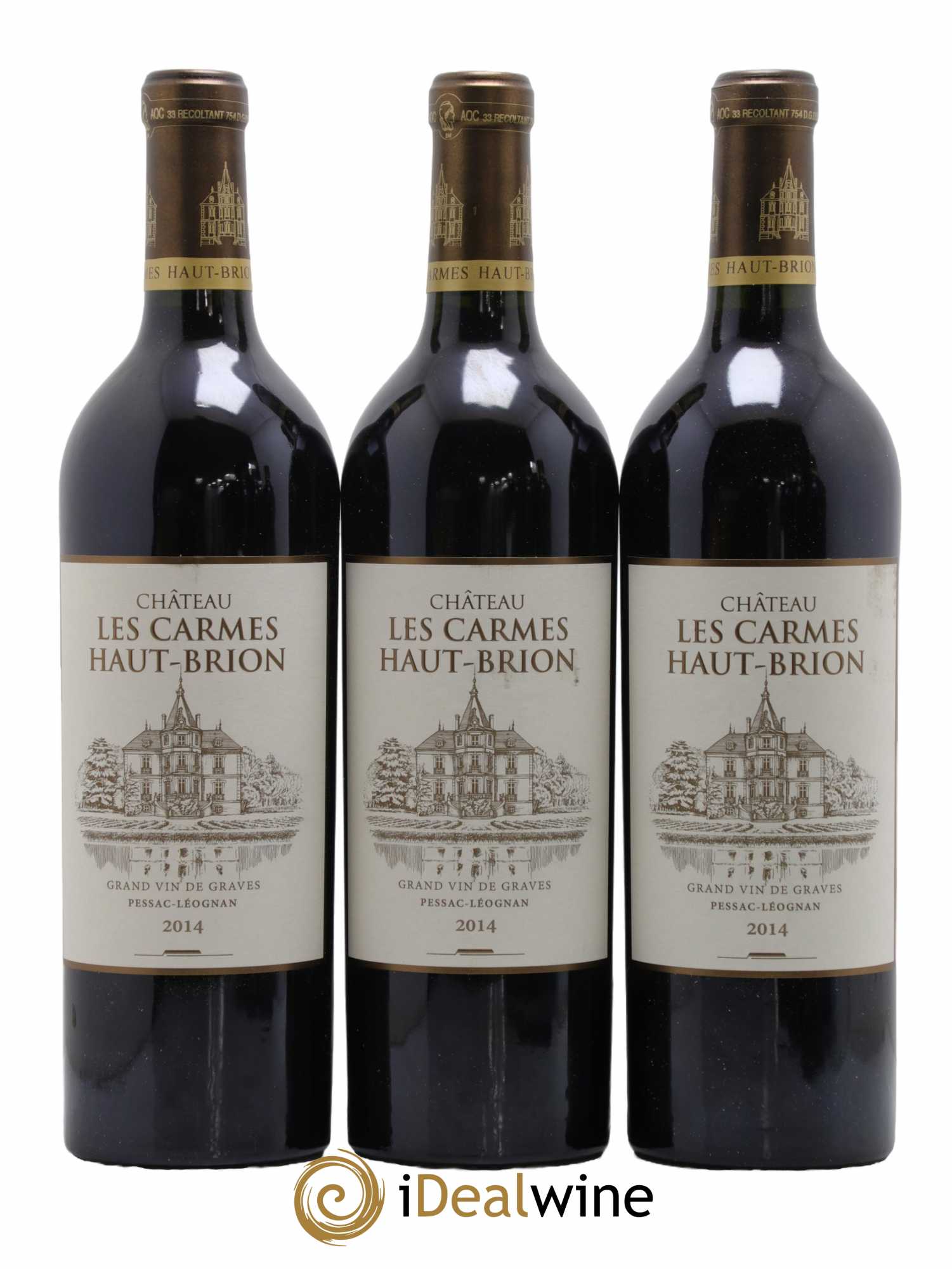Château Les Carmes Haut-Brion 2014 - Lot de 6 bouteilles - 1