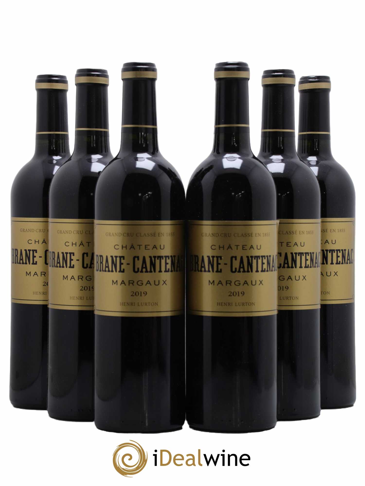 Château Brane Cantenac 2ème Grand Cru Classé 2019 - Lot de 6 bouteilles - 0