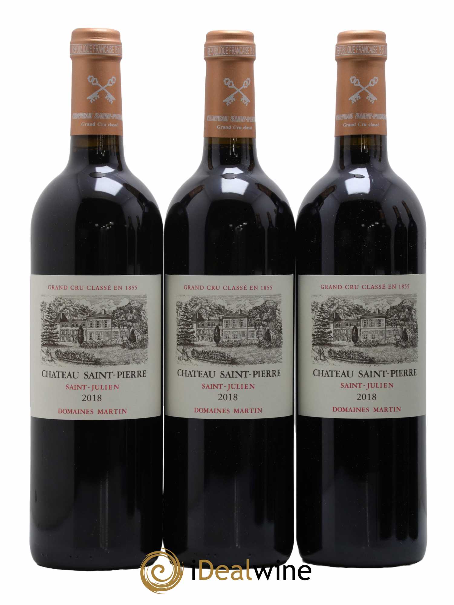 Château Saint-Pierre 4ème Grand Cru Classé 2018 - Lot de 6 bouteilles - 1