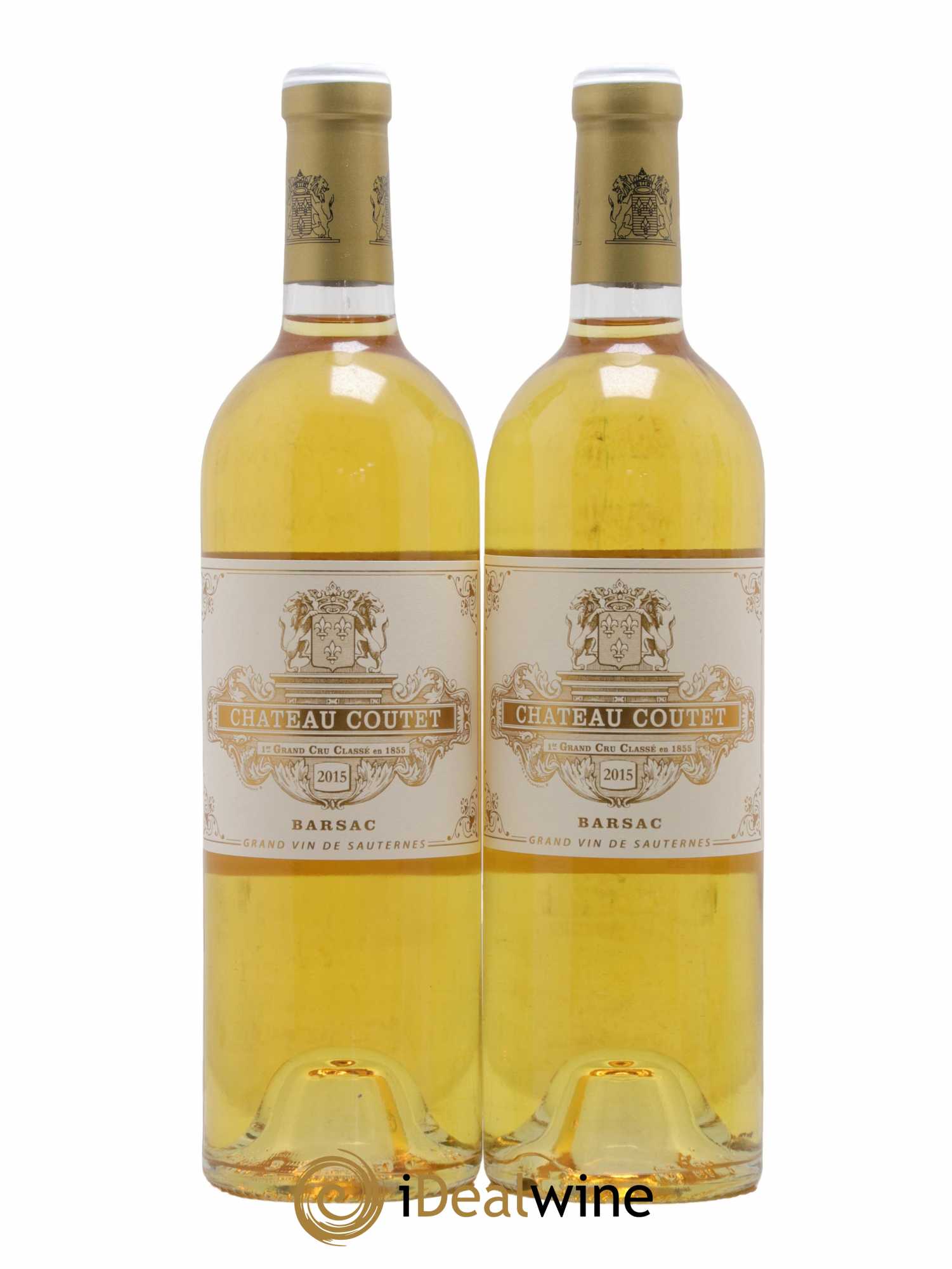 Château Coutet 1er Grand Cru Classé 2015 - Lotto di 2 bottiglie - 0