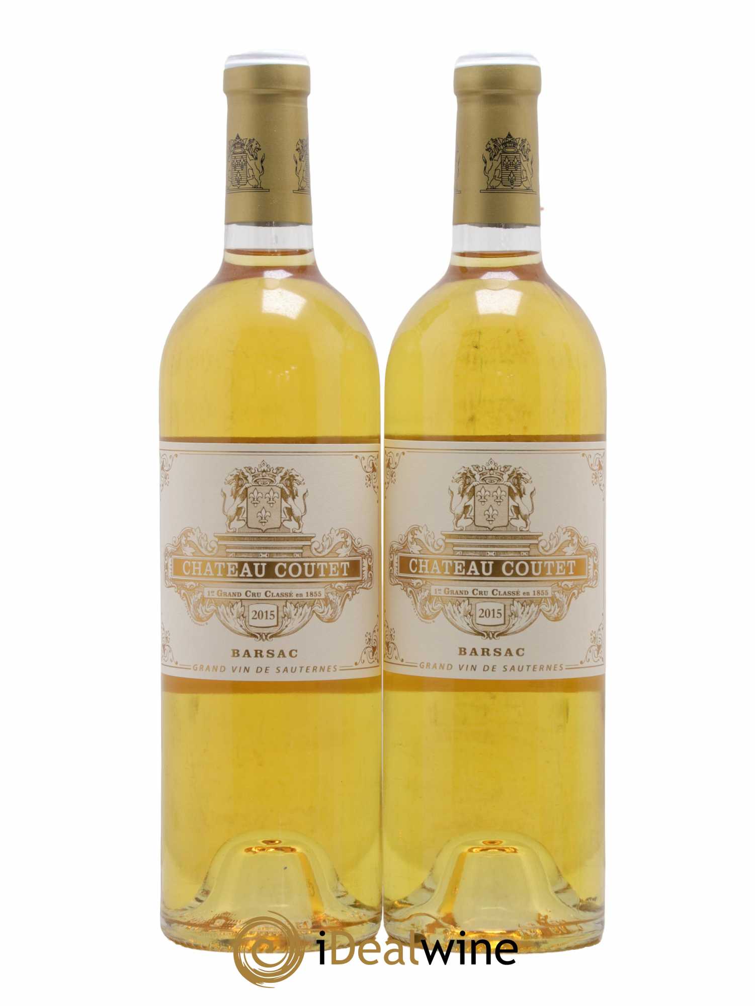 Château Coutet 1er Grand Cru Classé 2015 - Lotto di 2 bottiglie - 0