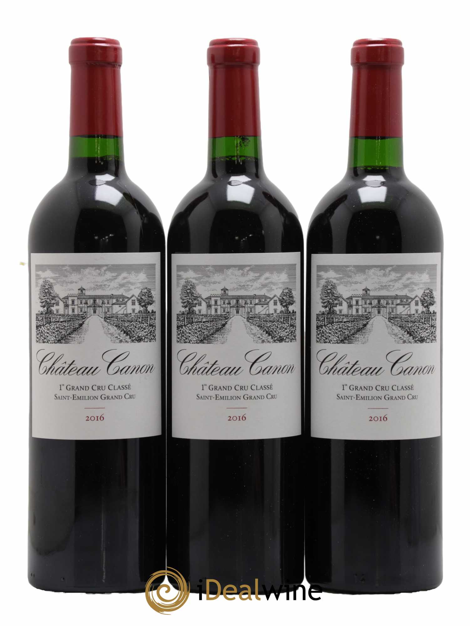 Château Canon 1er Grand Cru Classé B 2016 - Lot de 12 bouteilles - 1