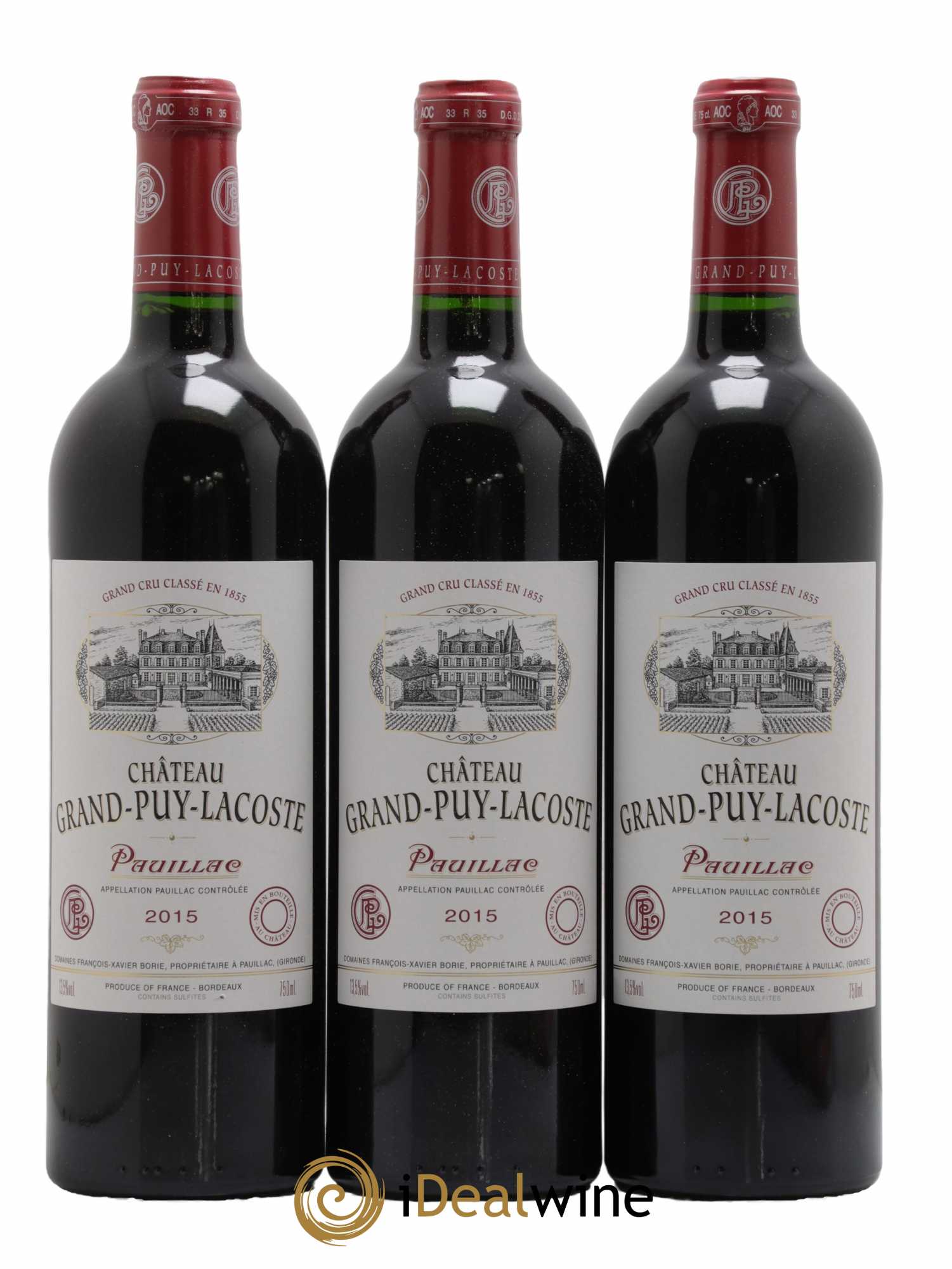 Château Grand Puy Lacoste 5ème Grand Cru Classé 2015 - Lot de 6 bouteilles - 2