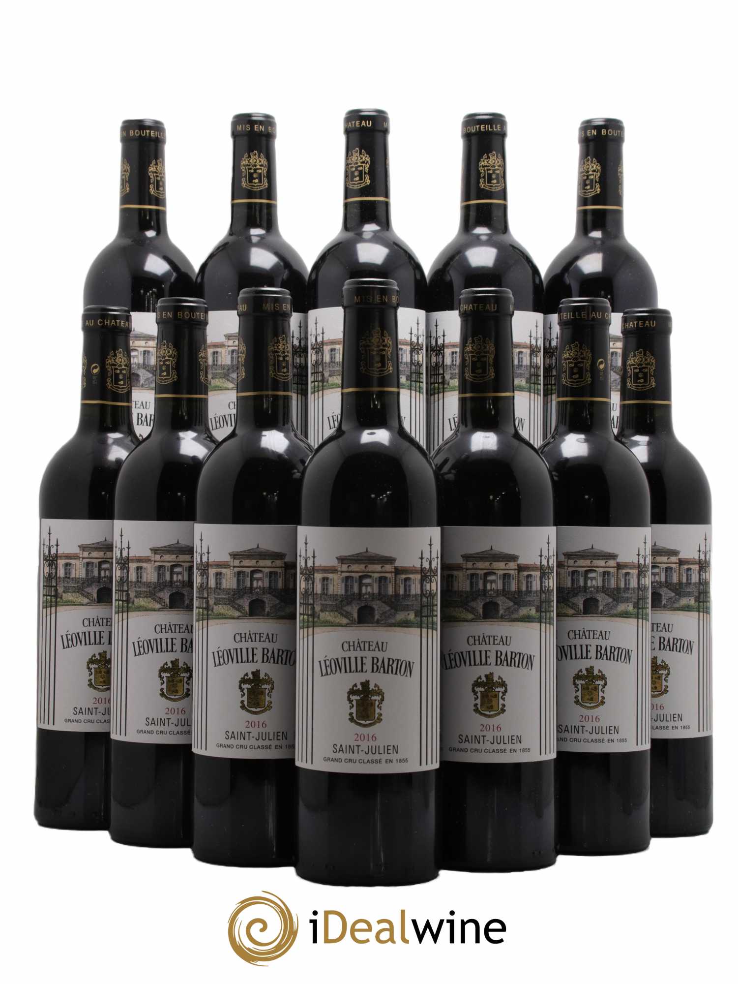 Château Léoville Barton 2ème Grand Cru Classé 2016 - Lot de 12 bouteilles - 0