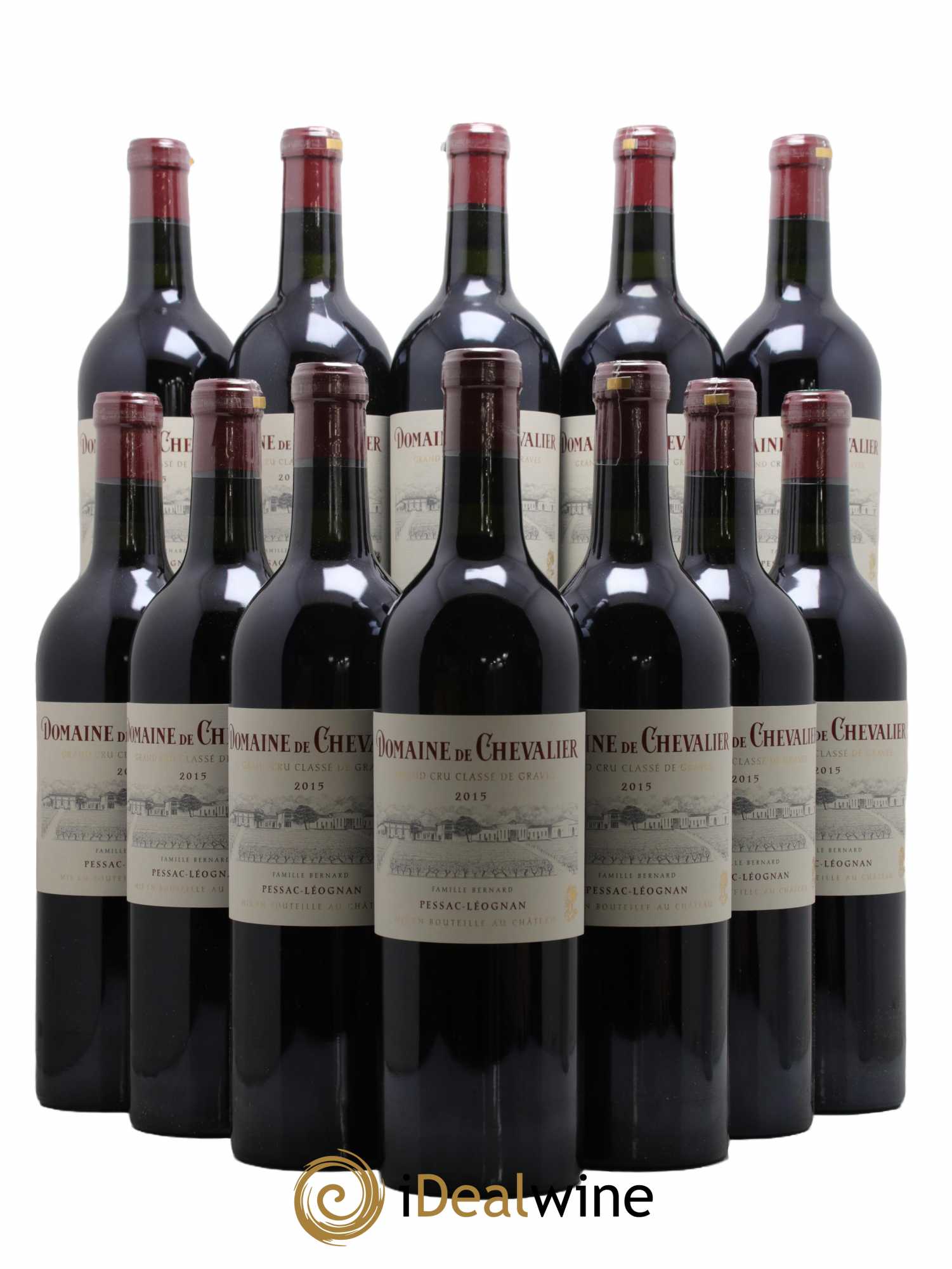 Domaine de Chevalier Cru Classé de Graves 2015 - Lot de 12 bouteilles - 0