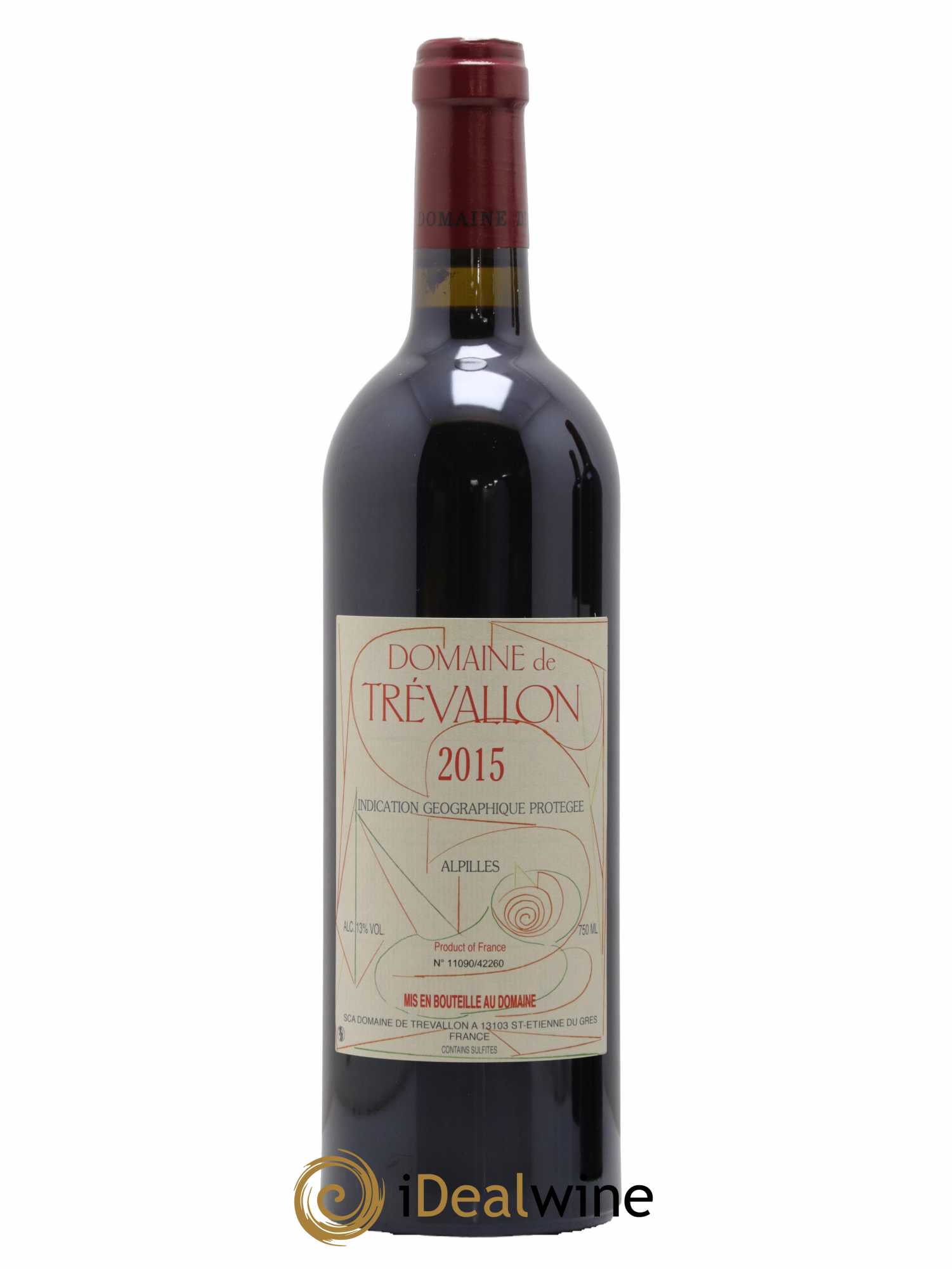 Alpilles Trévallon (Domaine de) Eloi Dürrbach 2015 - Lot de 1 bouteille - 0