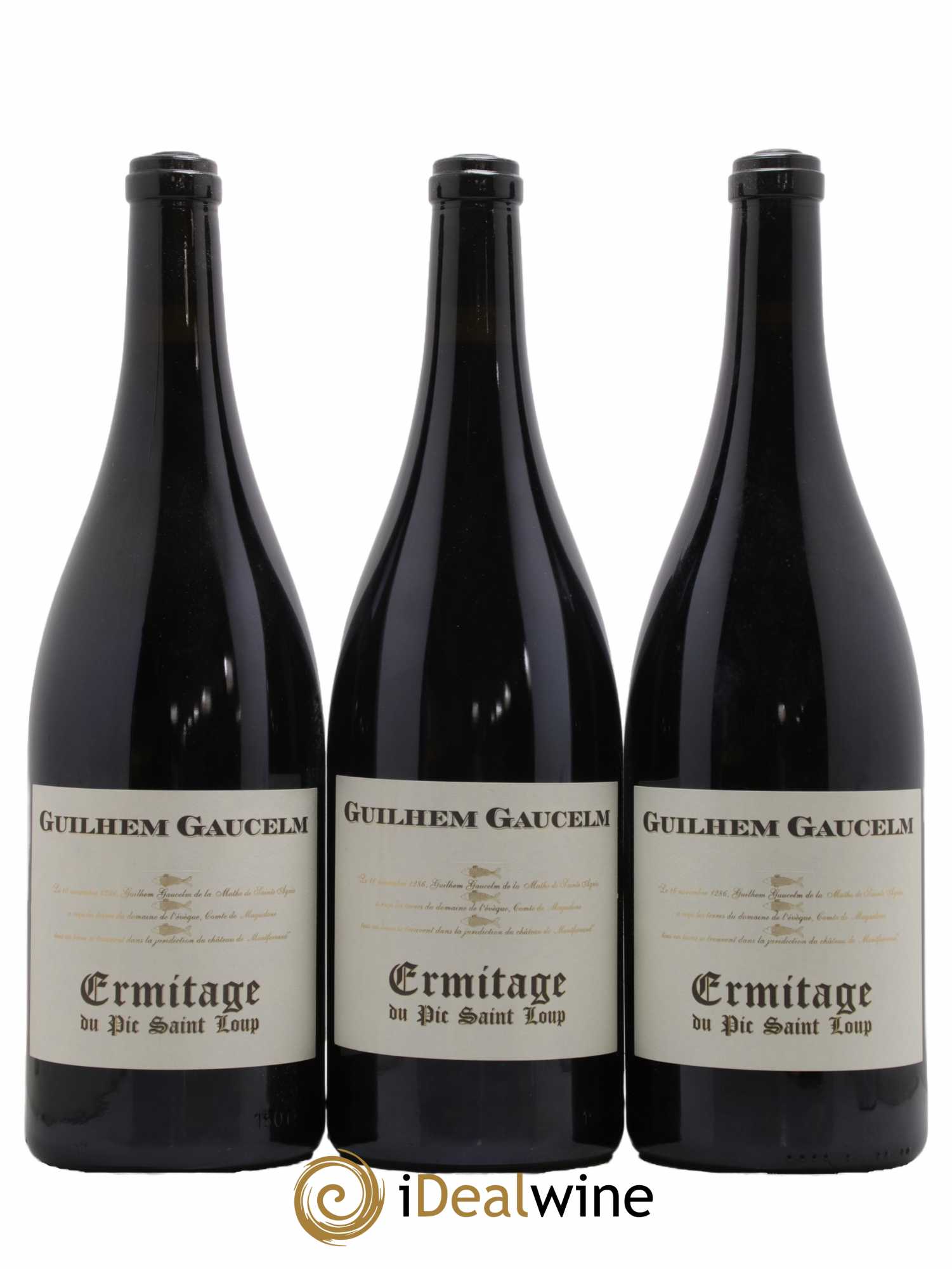 Pic Saint-Loup Héritage du Pic Saint-Loup (anciennement Ermitage) Guilhem Gaucelm 2016 - Lot de 3 magnums - 0