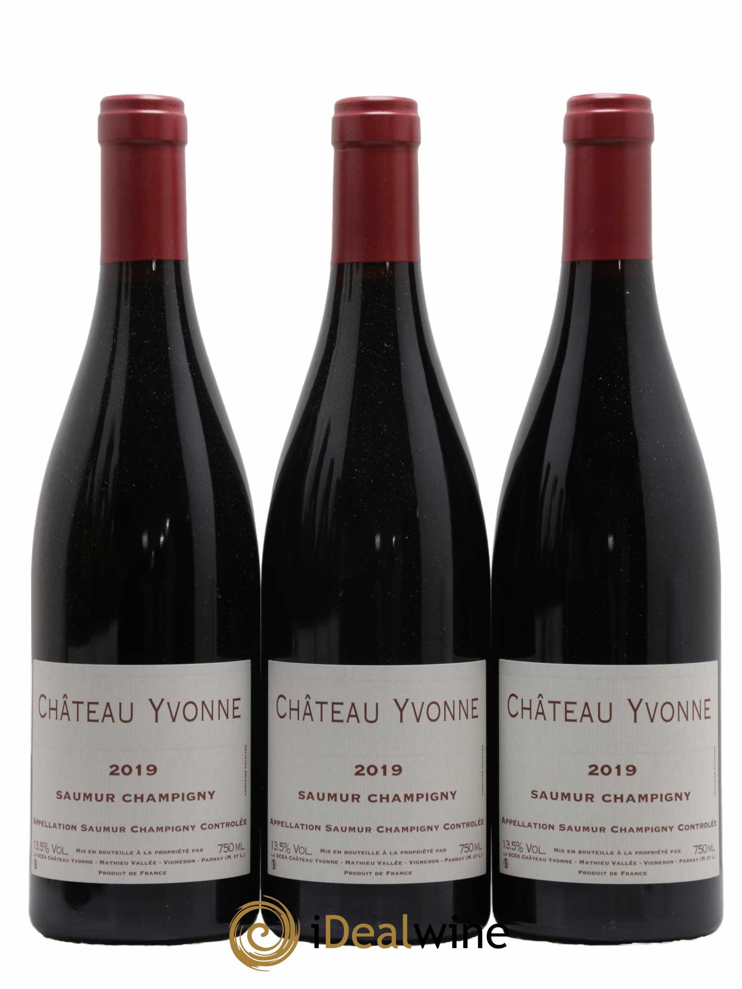 Saumur-Champigny Château Yvonne 2019 - Lot de 3 bouteilles - 0