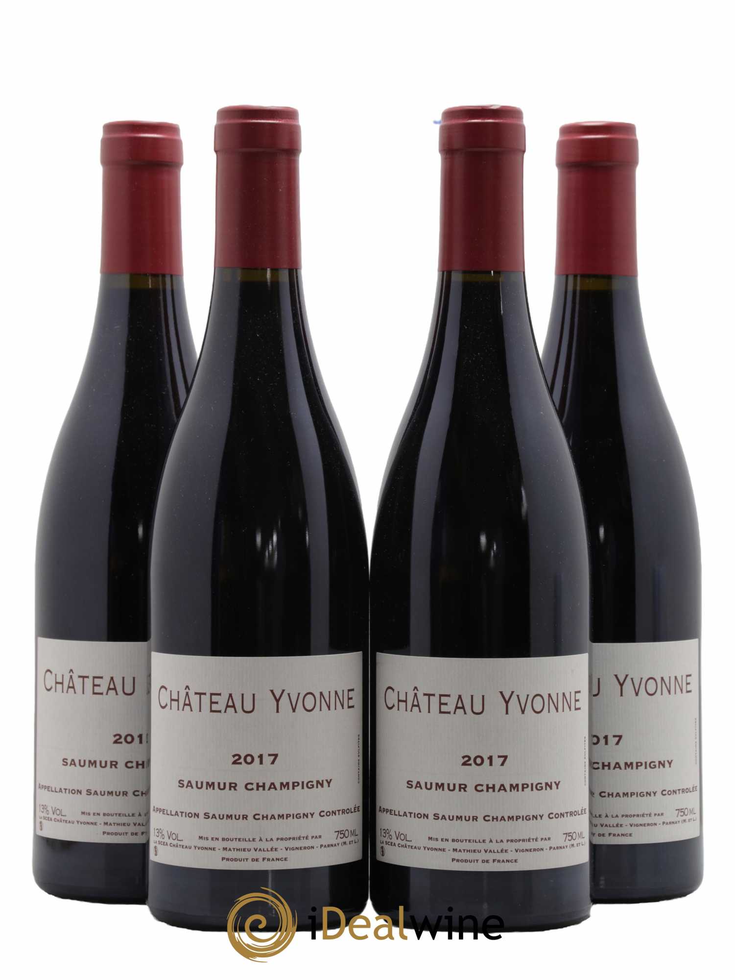 Saumur-Champigny Château Yvonne 2017 - Lot de 4 bouteilles - 0