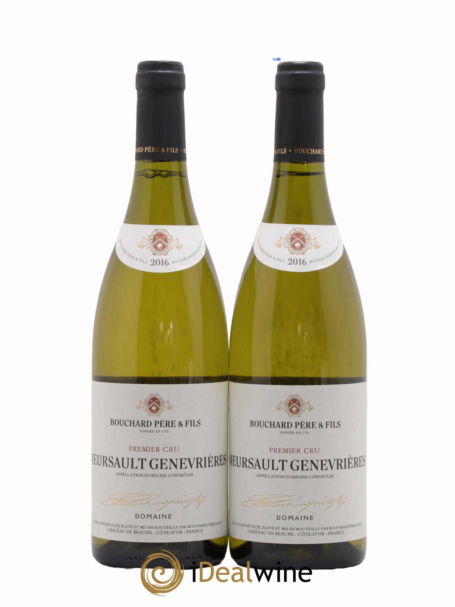 Meursault 1er Cru Genevrières Bouchard Père & Fils 2016 - Lot de 2 bouteilles - 0