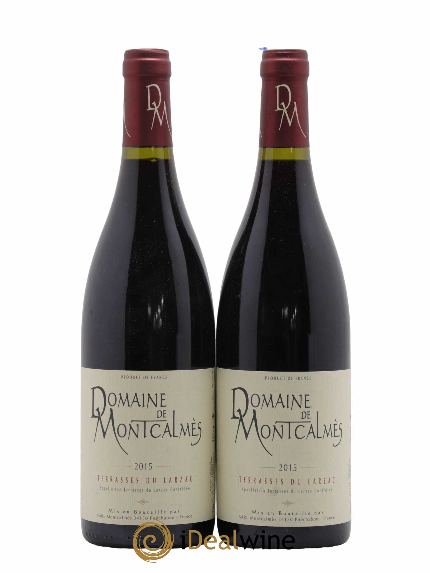 Terrasses du Larzac Domaine de Montcalmès Frédéric Pourtalié 2015 - Lot de 2 bouteilles - 0