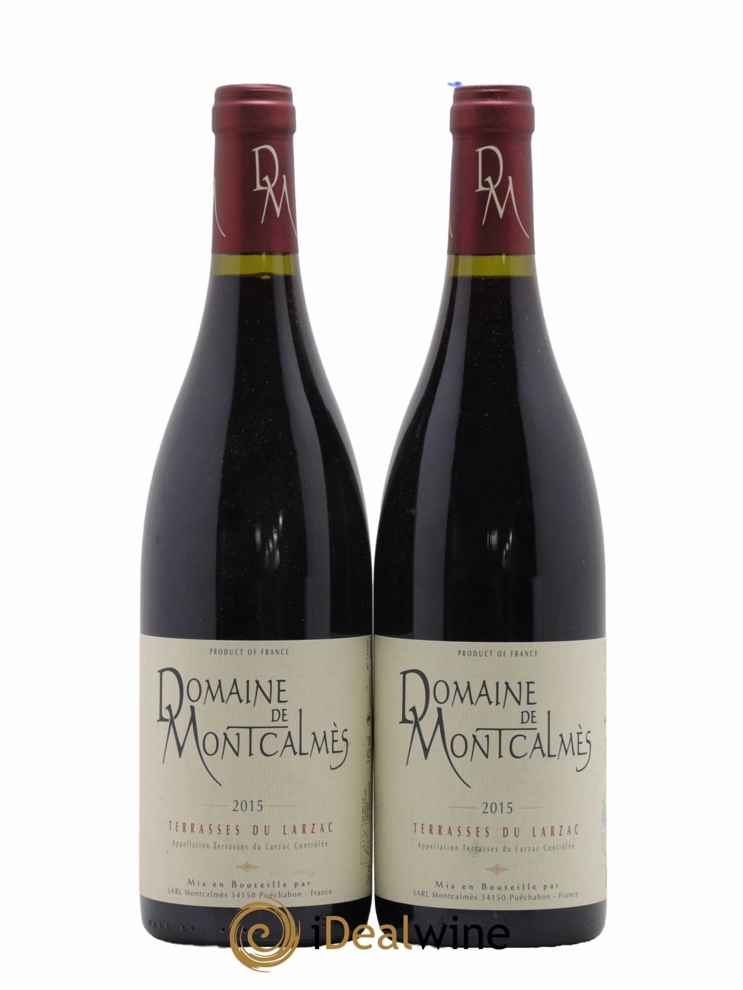 Terrasses du Larzac Domaine de Montcalmès Frédéric Pourtalié 2015 - Lot de 2 bouteilles - 0