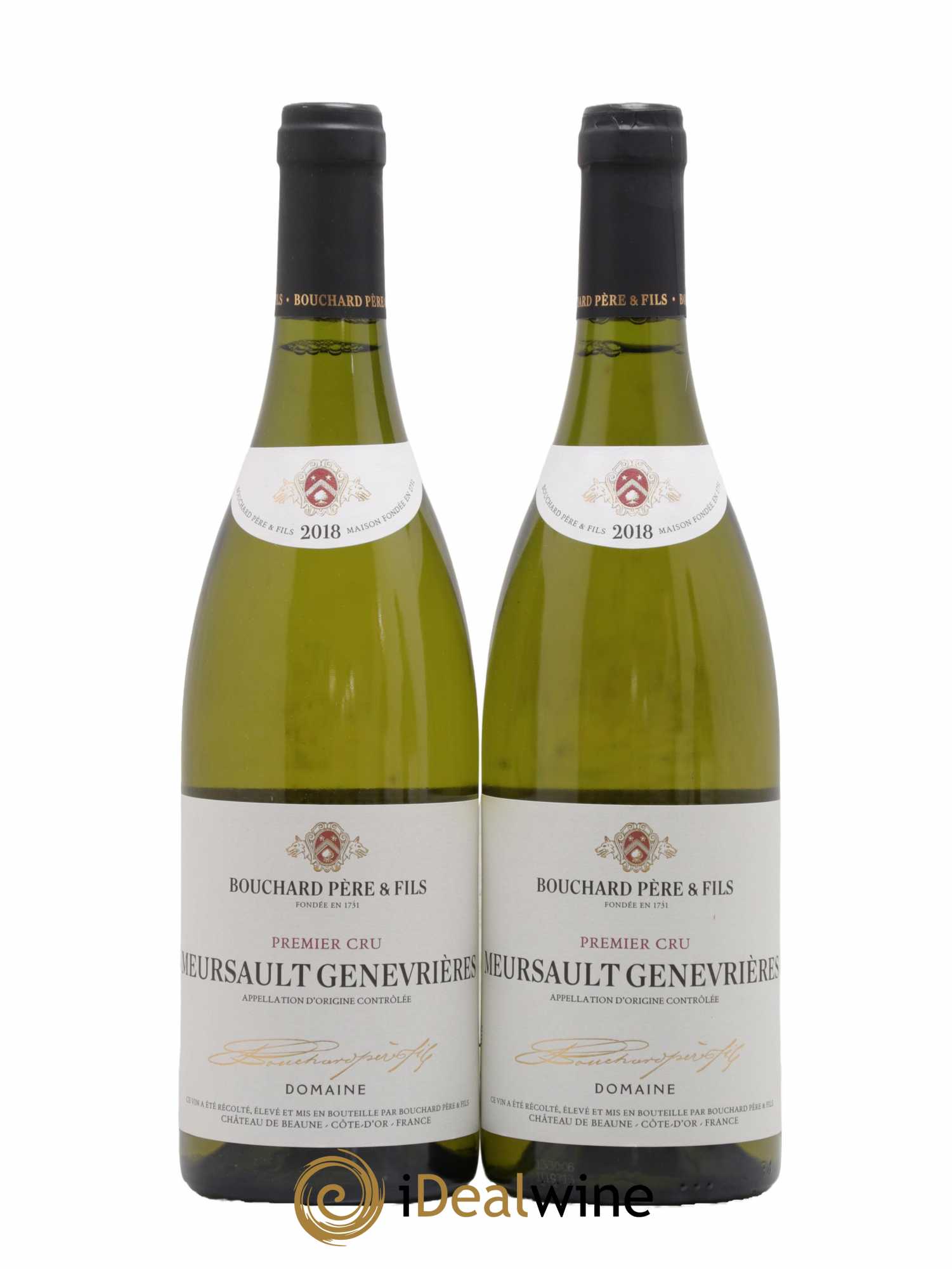 Meursault 1er Cru Genevrières Bouchard Père & Fils 2018 - Lot de 2 bouteilles - 0