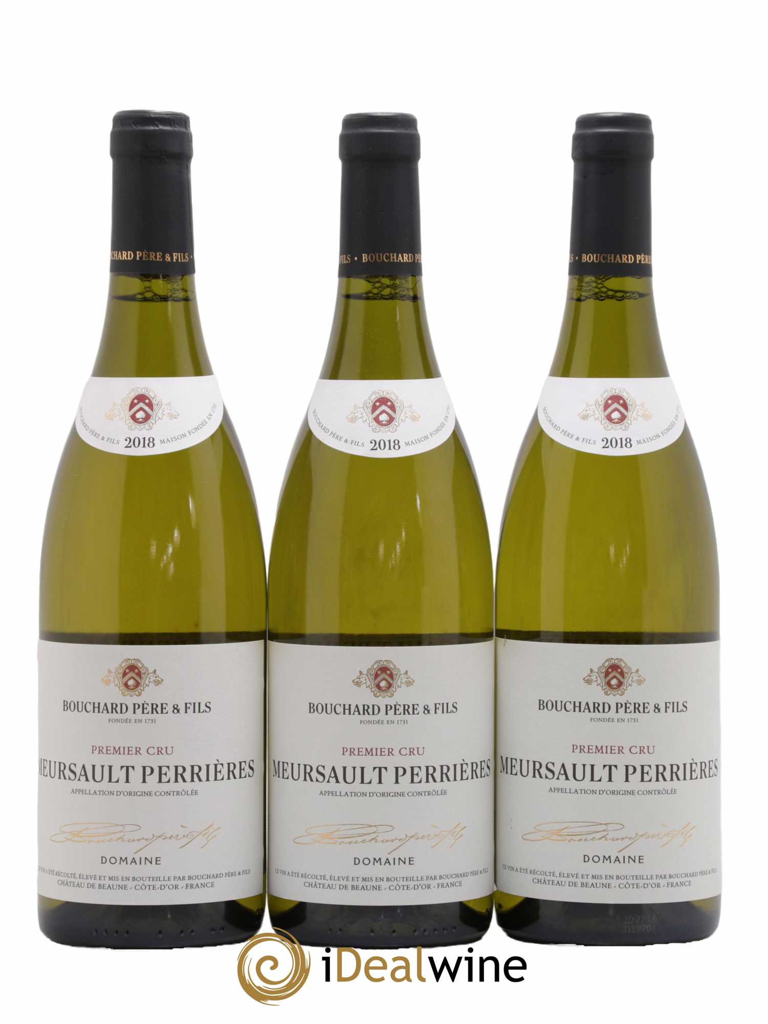 Meursault 1er Cru Perrières Bouchard Père & Fils 2018 - Lot de 3 bouteilles - 0