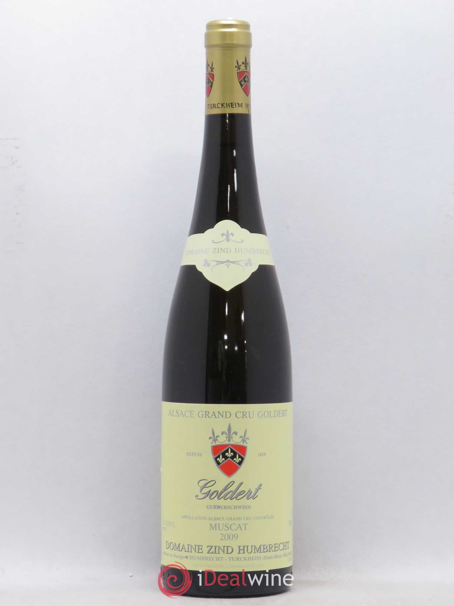 Alsace Muscat Grand Cru Goldert Zind-Humbrecht (Domaine) 2009 - Lot de 1 bouteille - 0