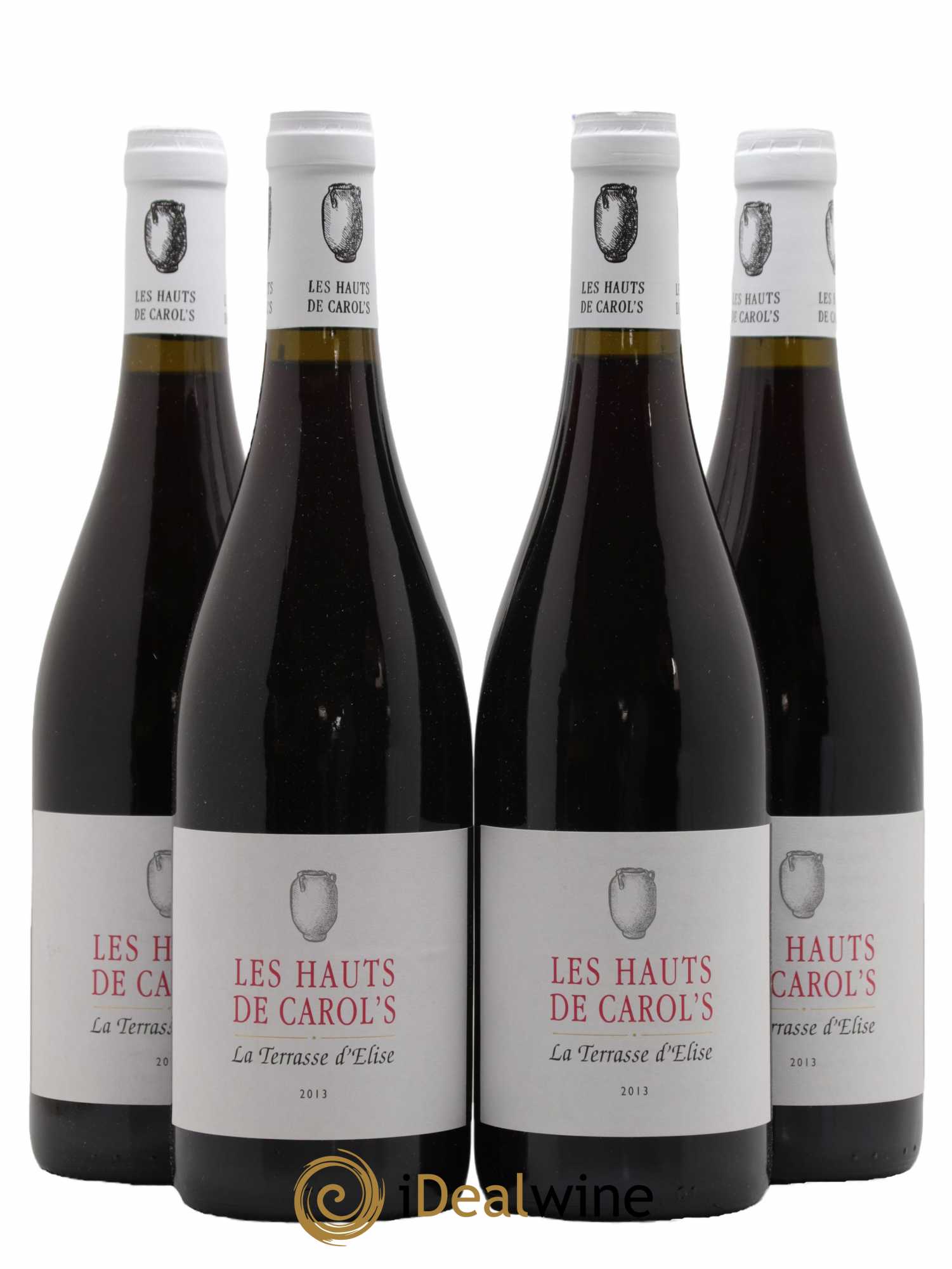 Pays d'Hérault Les Hauts de Carol's Terrasse d'Elise (Domaine de la) 2013 - Lot de 4 bouteilles - 0