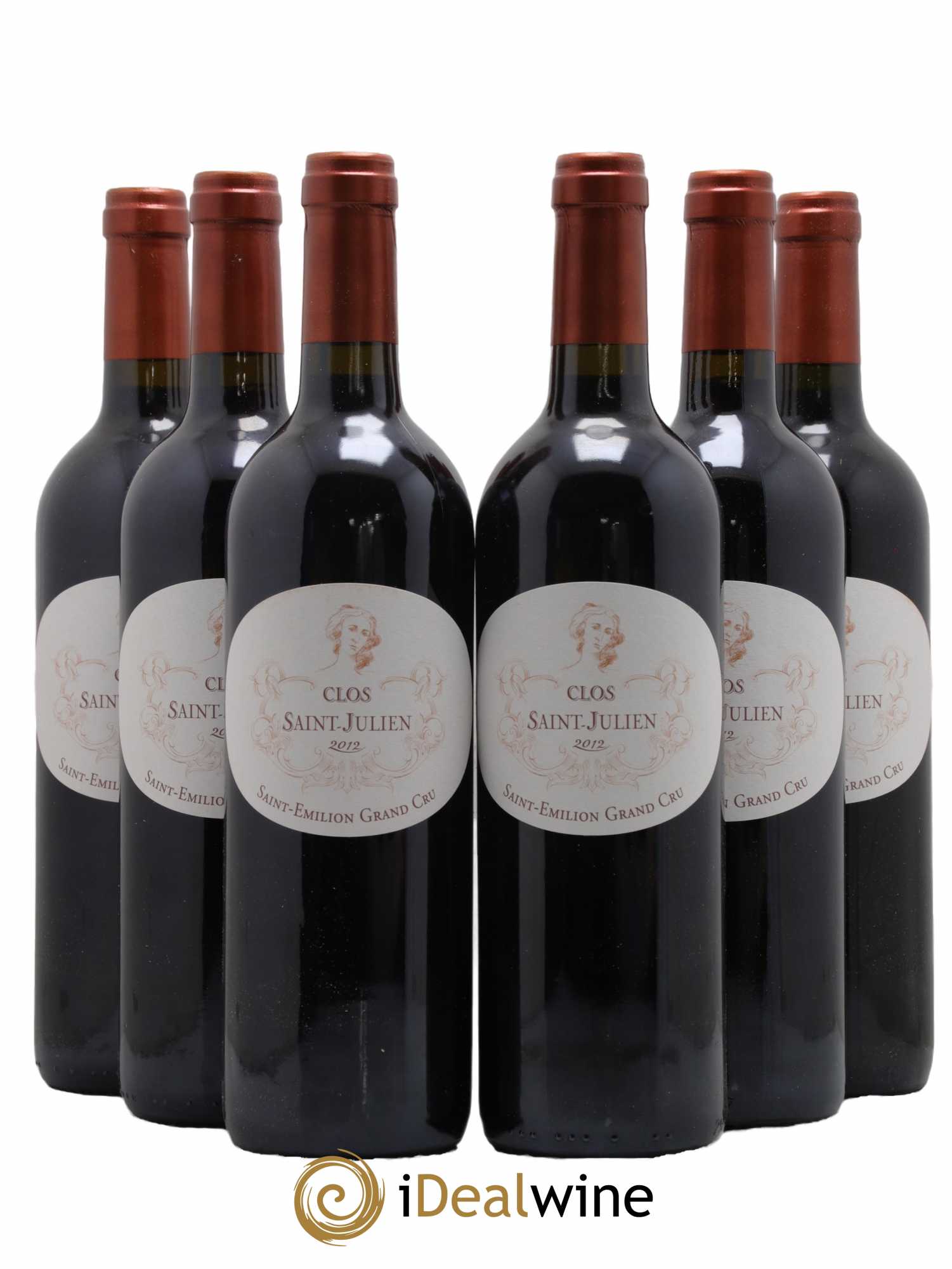 Saint-Émilion Grand Cru Clos Saint Julien 2012 - Lot de 6 bouteilles - 0