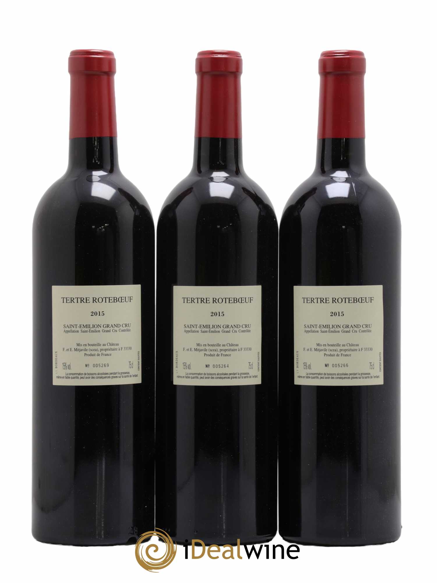 Château Tertre Roteboeuf 2015 - Posten von 6 Flaschen - 2