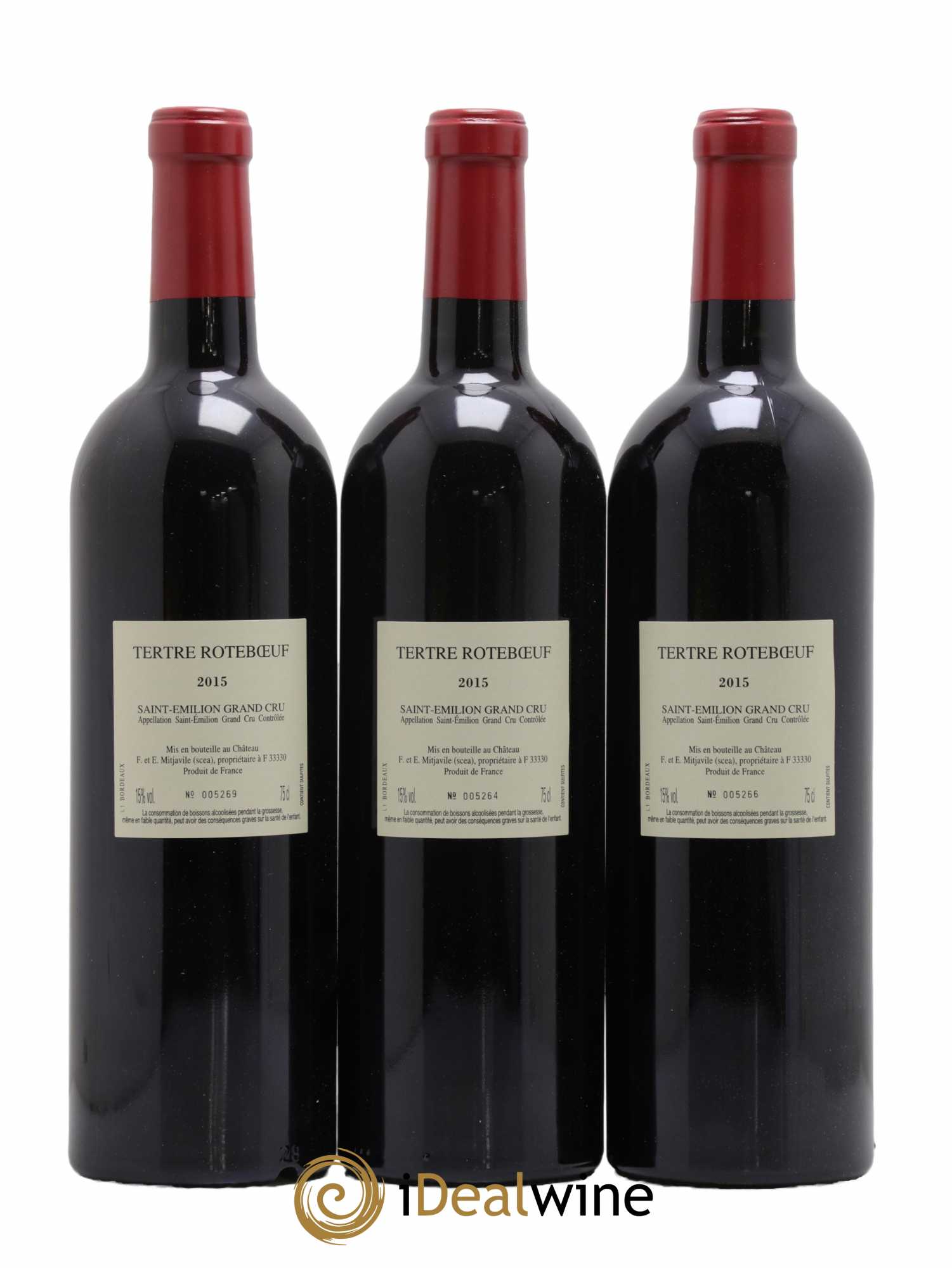 Château Tertre Roteboeuf 2015 - Posten von 6 Flaschen - 4