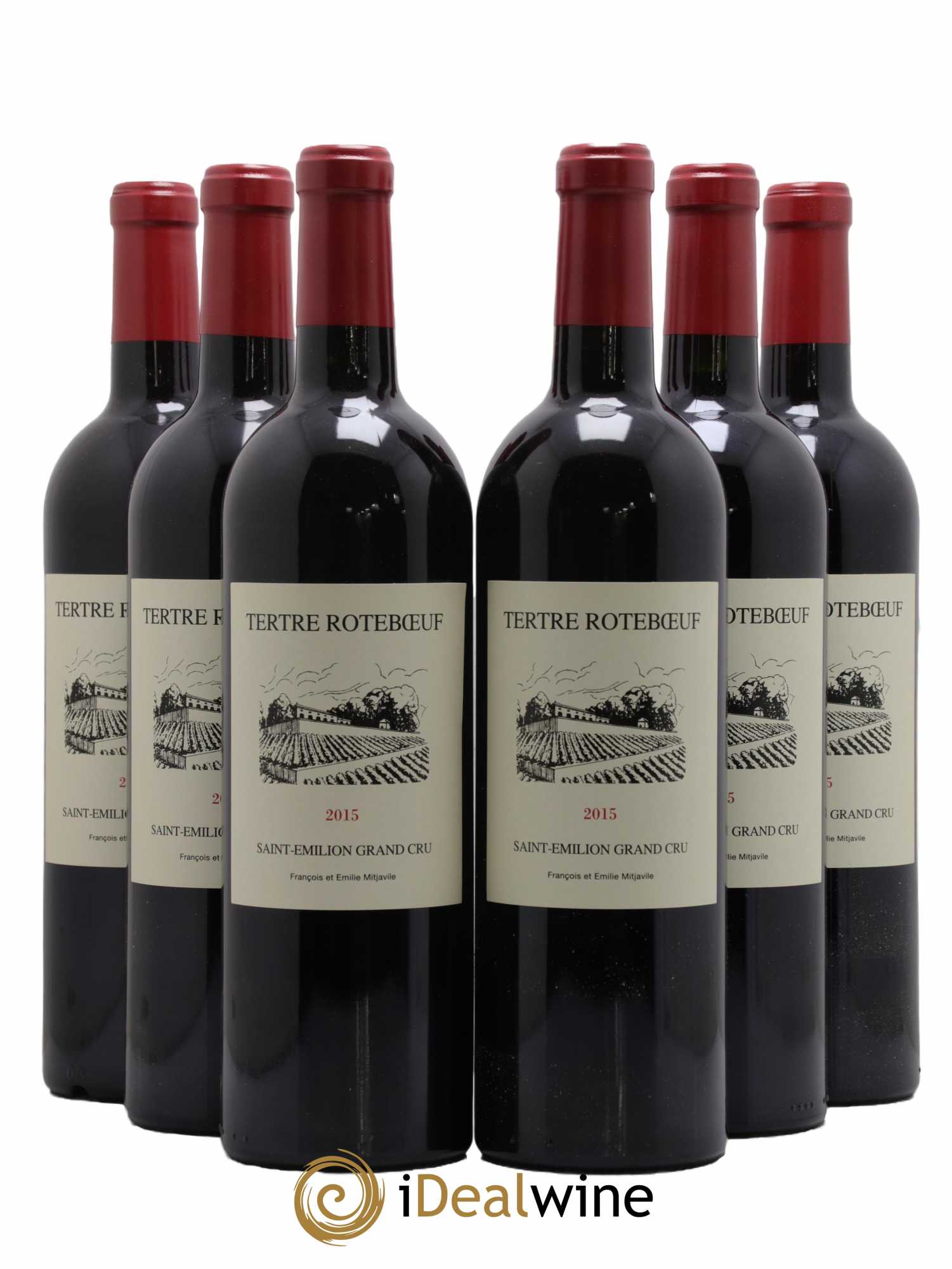 Château Tertre Roteboeuf 2015 - Posten von 6 Flaschen - 0
