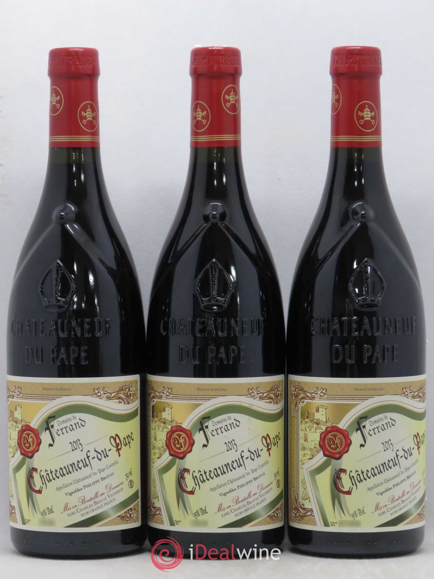 Châteauneuf-du-Pape Domaine de Ferrand 2013 - Lot de 3 bouteilles - 0