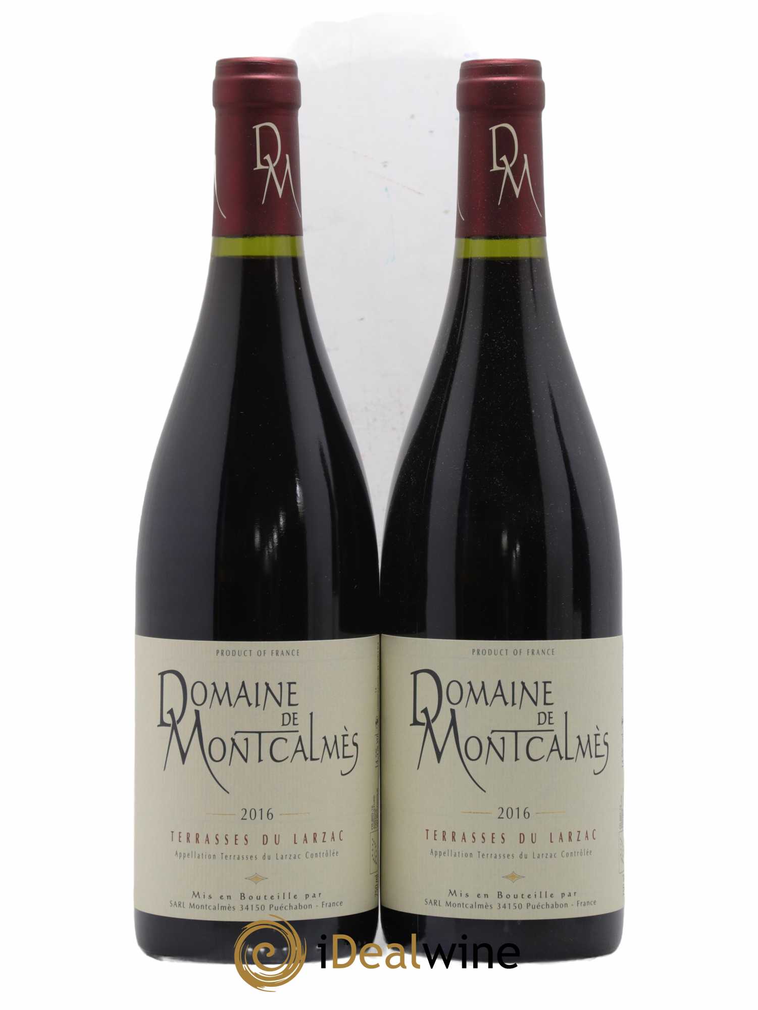 Terrasses du Larzac Domaine de Montcalmès Frédéric Pourtalié 2016 - Lot de 2 bouteilles - 0