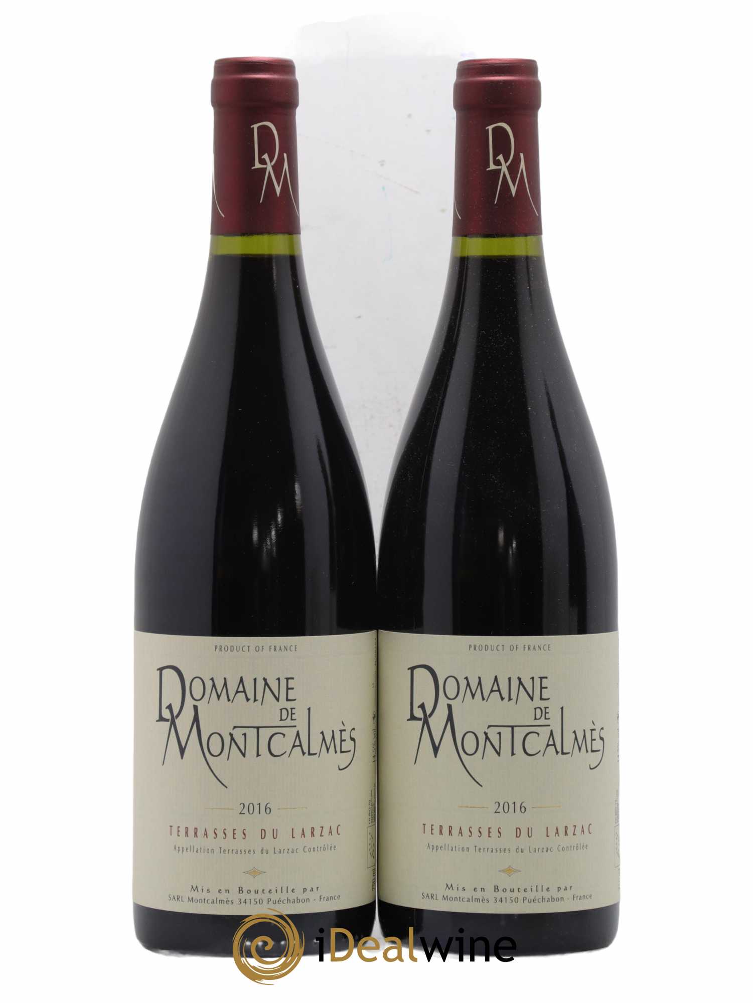 Terrasses du Larzac Domaine de Montcalmès Frédéric Pourtalié 2016 - Lot de 2 bouteilles - 0