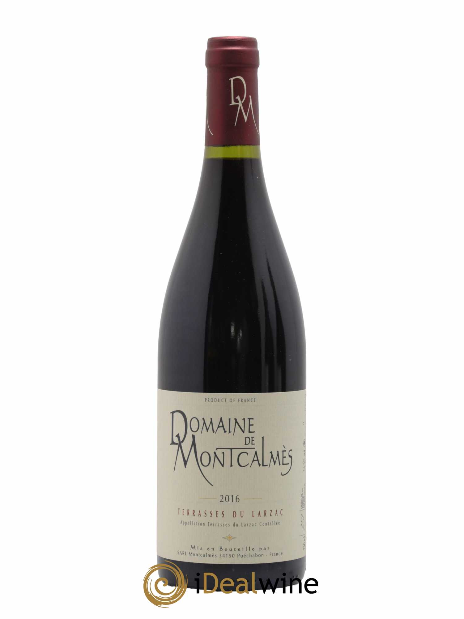 Terrasses du Larzac Domaine de Montcalmès Frédéric Pourtalié 2016 - Lot de 1 bouteille - 0
