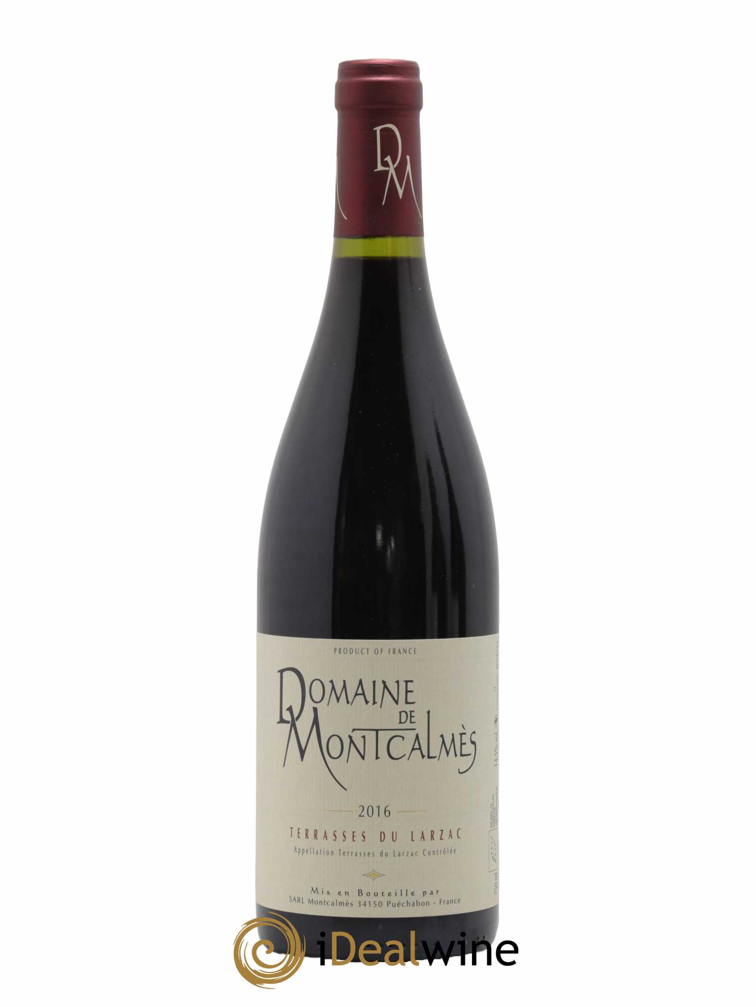 Terrasses du Larzac Domaine de Montcalmès Frédéric Pourtalié 2016 - Lot de 1 bouteille - 0