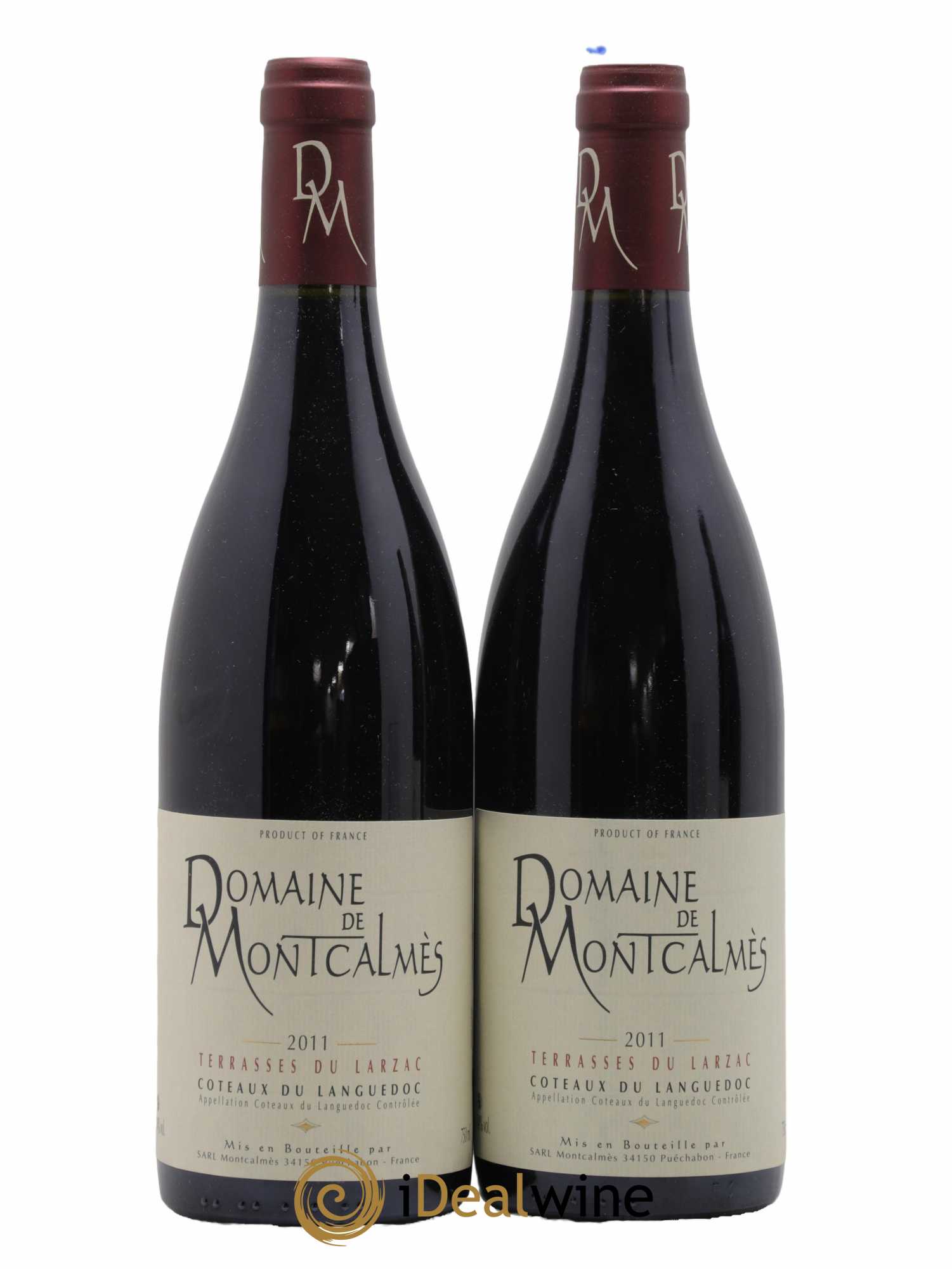 Terrasses du Larzac Domaine de Montcalmès Frédéric Pourtalié 2011 - Lot de 2 bouteilles - 0