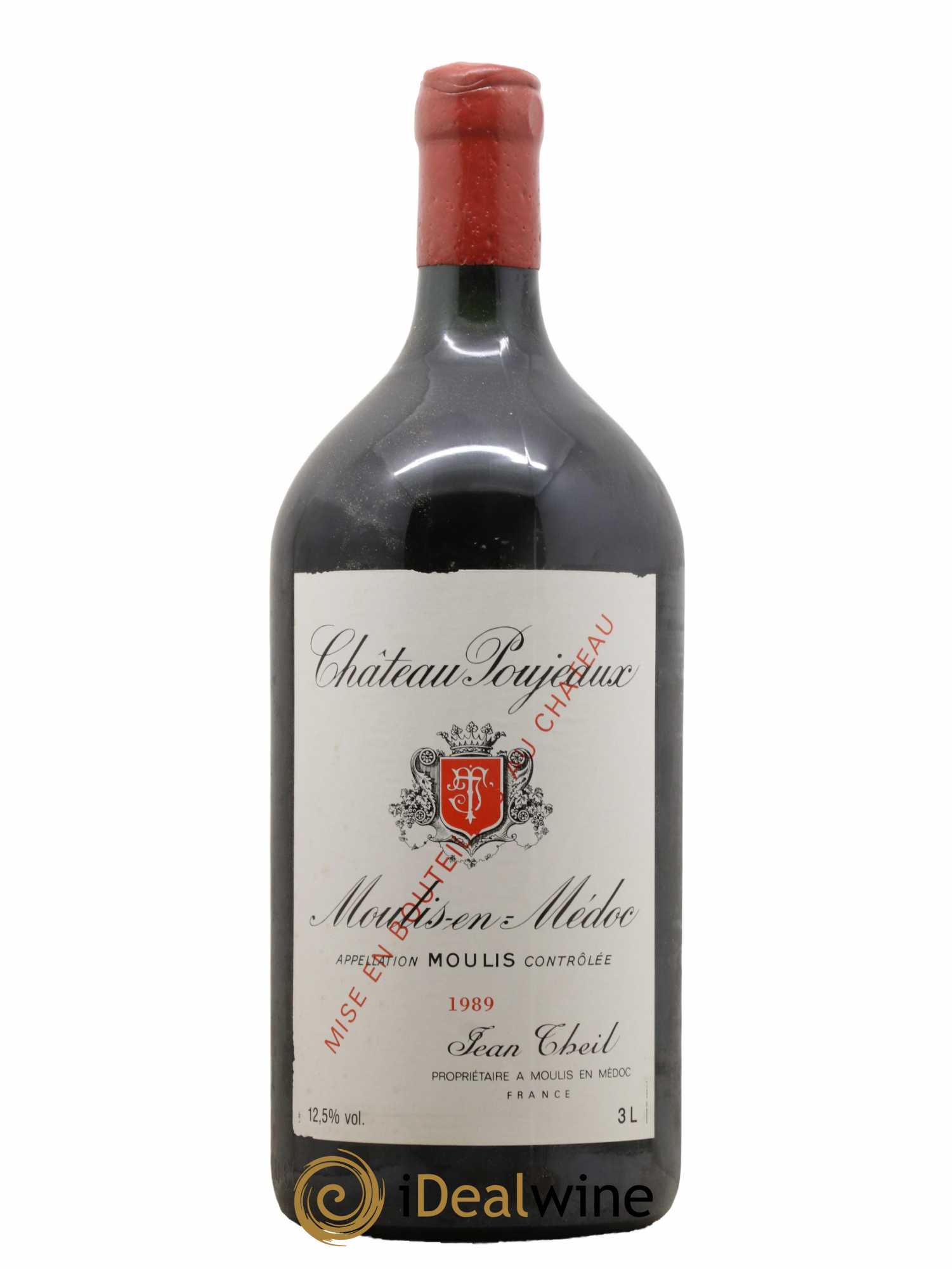 Château Poujeaux 1989 - Lot de 1 double magnum - 0
