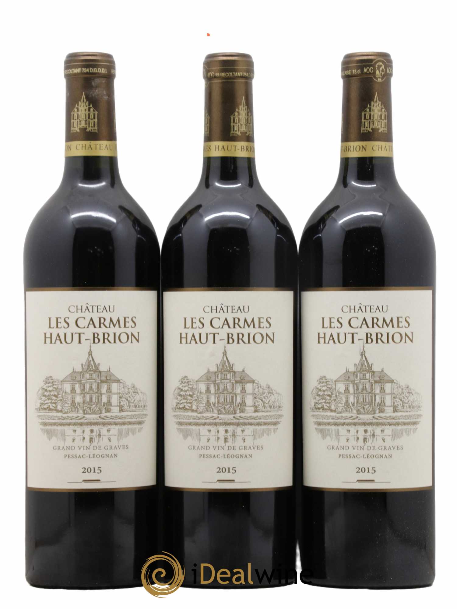 Château Les Carmes Haut-Brion 2015 - Lot de 6 bouteilles - 1