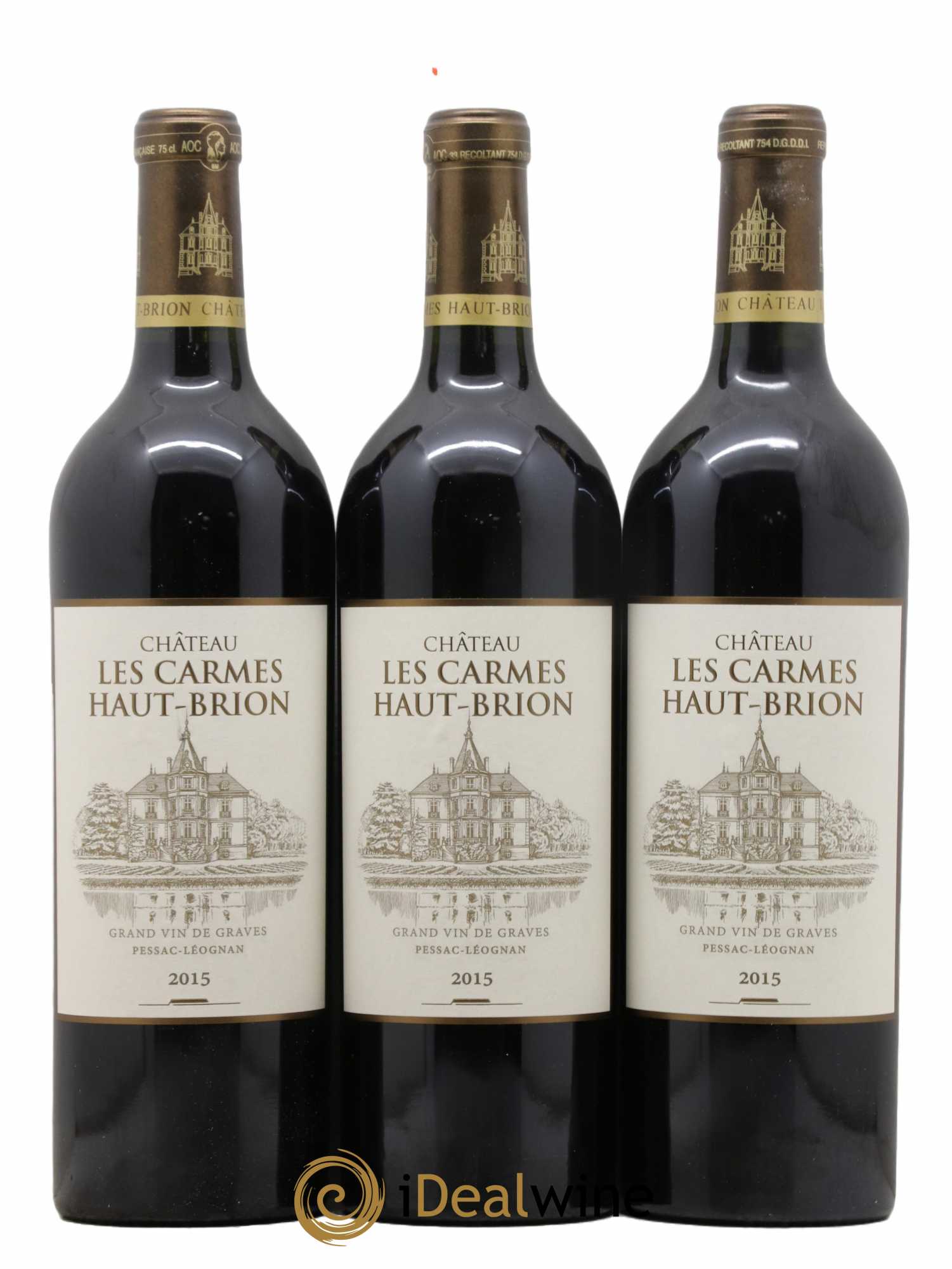Château Les Carmes Haut-Brion 2015 - Lot de 6 bouteilles - 2