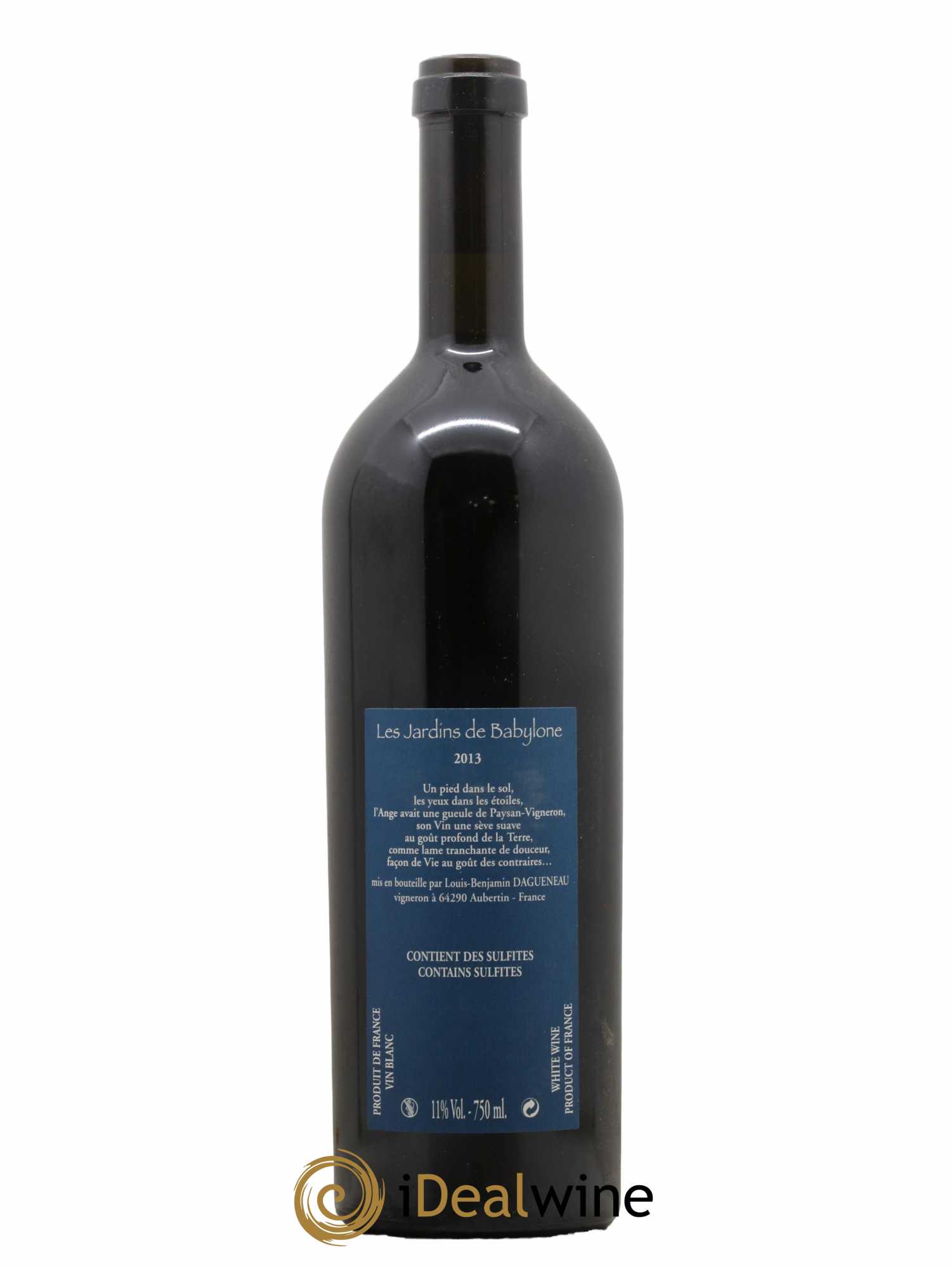 Vin de France (anciennement Jurançon) Jardins de Babylone Didier Dagueneau 2013 - Lotto di 1 bottiglia - 1