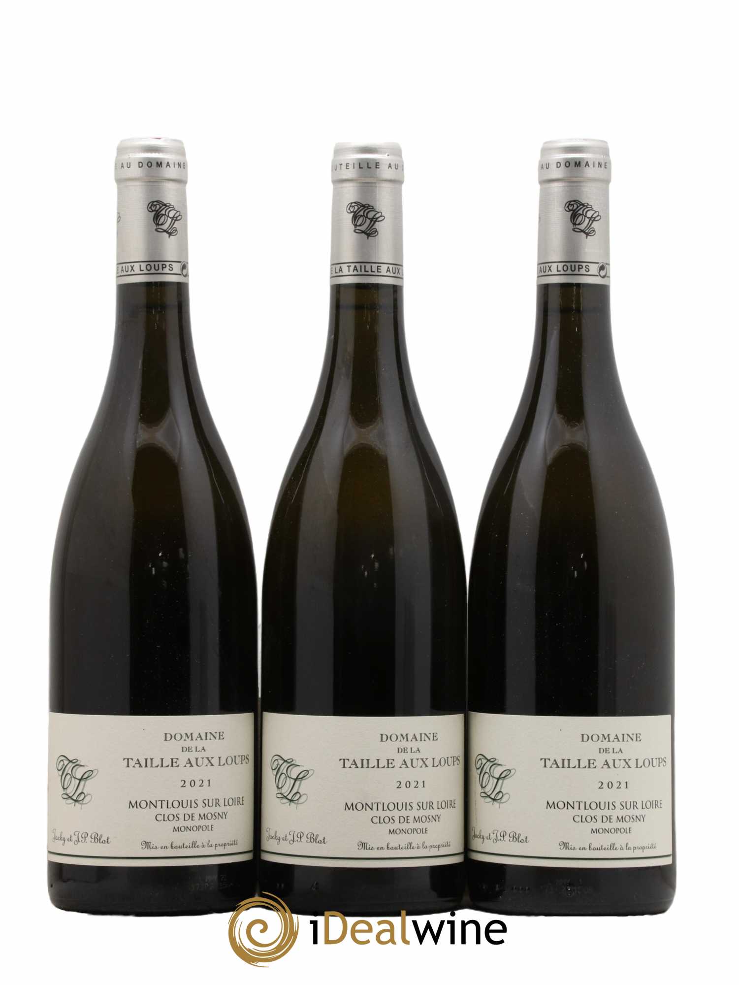 Montlouis-sur-Loire Clos de Mosny La Taille aux Loups - Jacky Blot 2021 - Lot de 3 bouteilles - 0