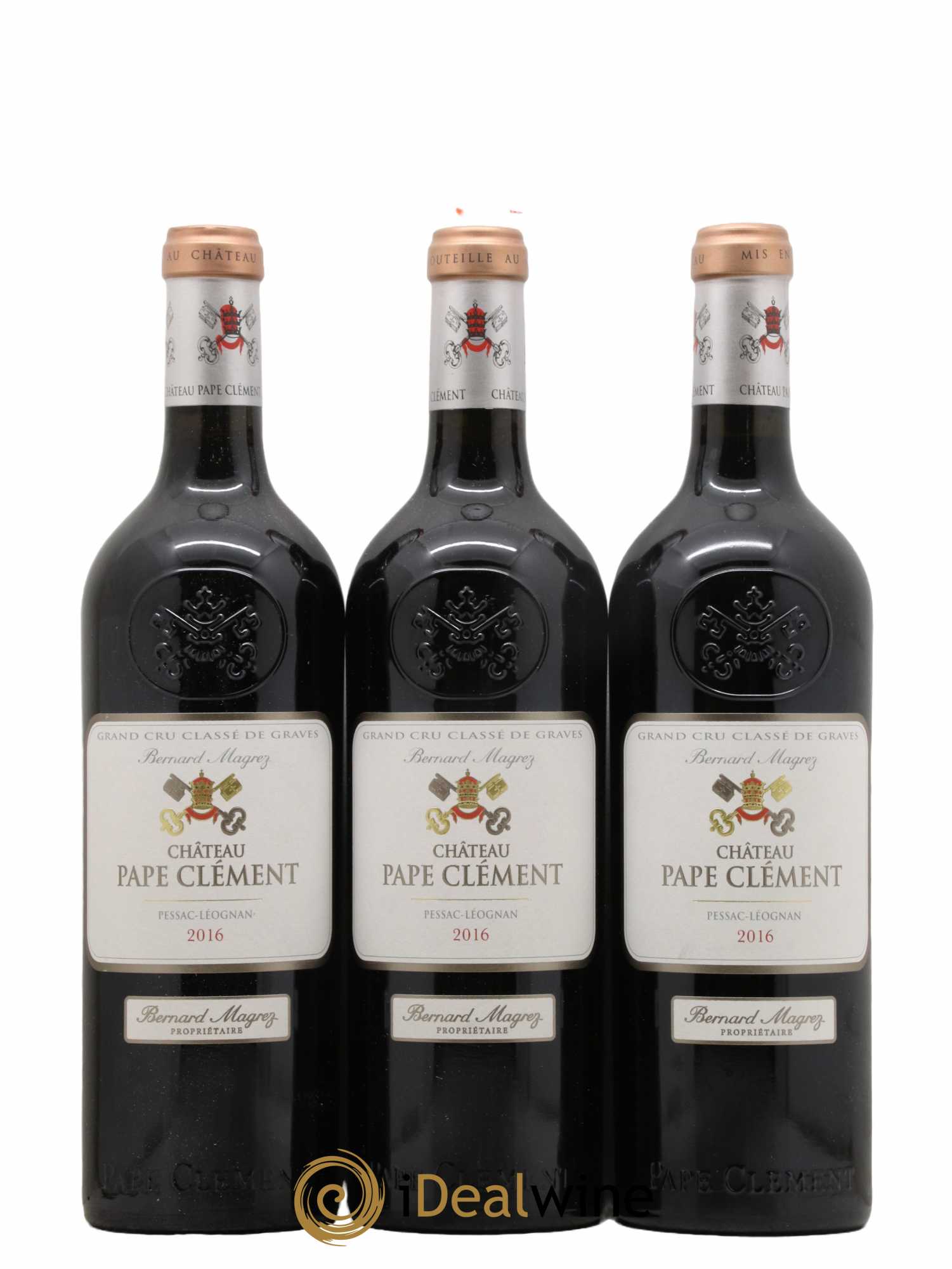 Château Pape Clément Cru Classé de Graves 2016 - Lot de 3 bouteilles - 0