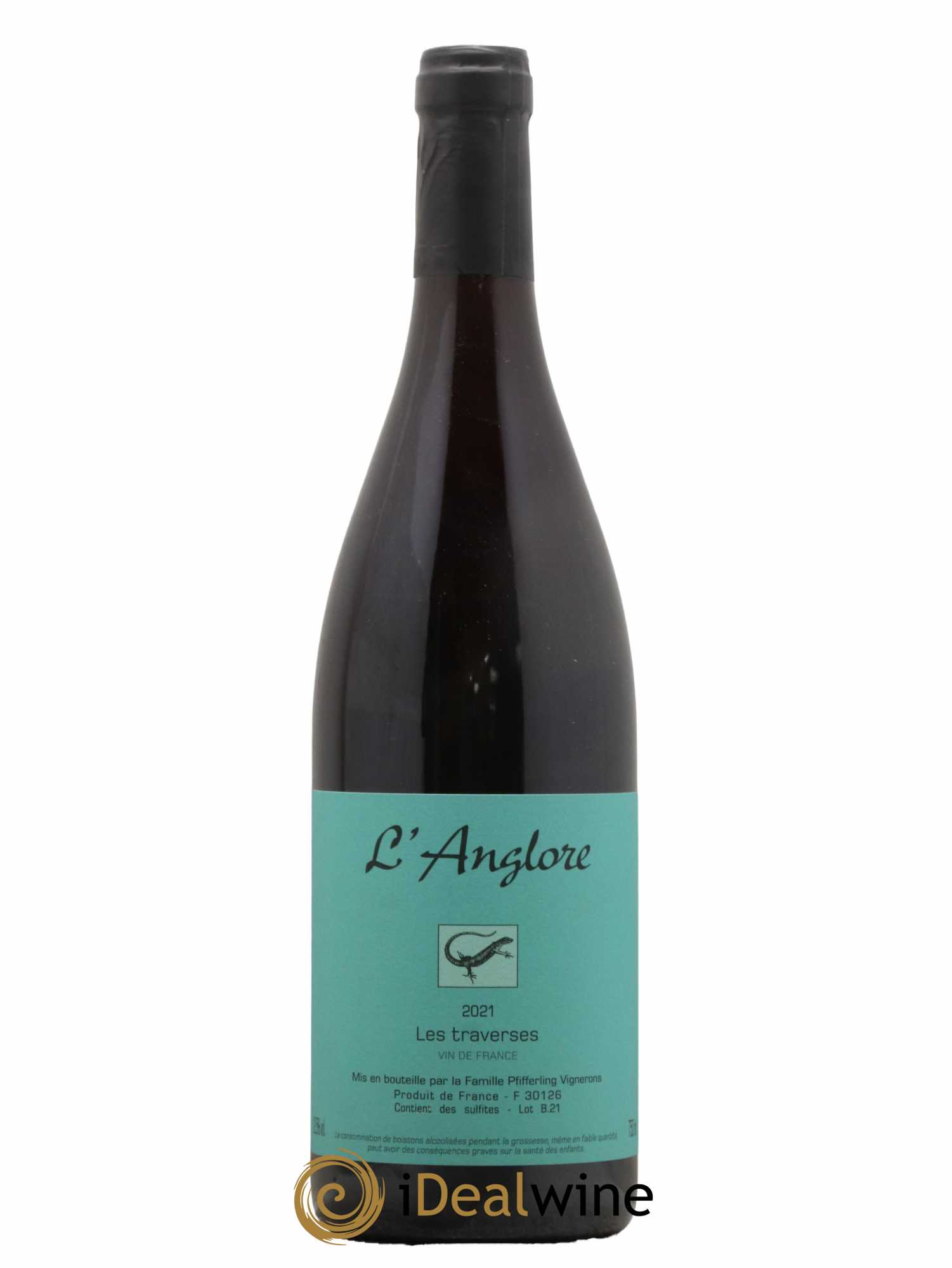 Vin de France Les Traverses L'Anglore 2021 - Lot de 1 bouteille - 0