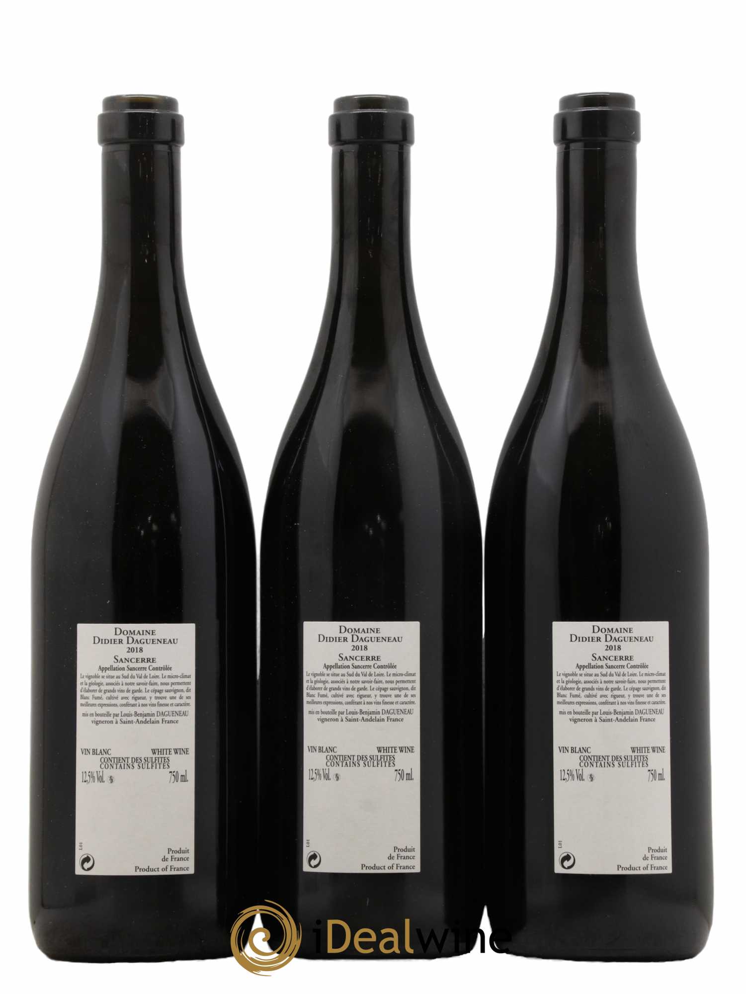 Sancerre En Chailloux Dagueneau 2018 - Lot de 3 bouteilles - 1