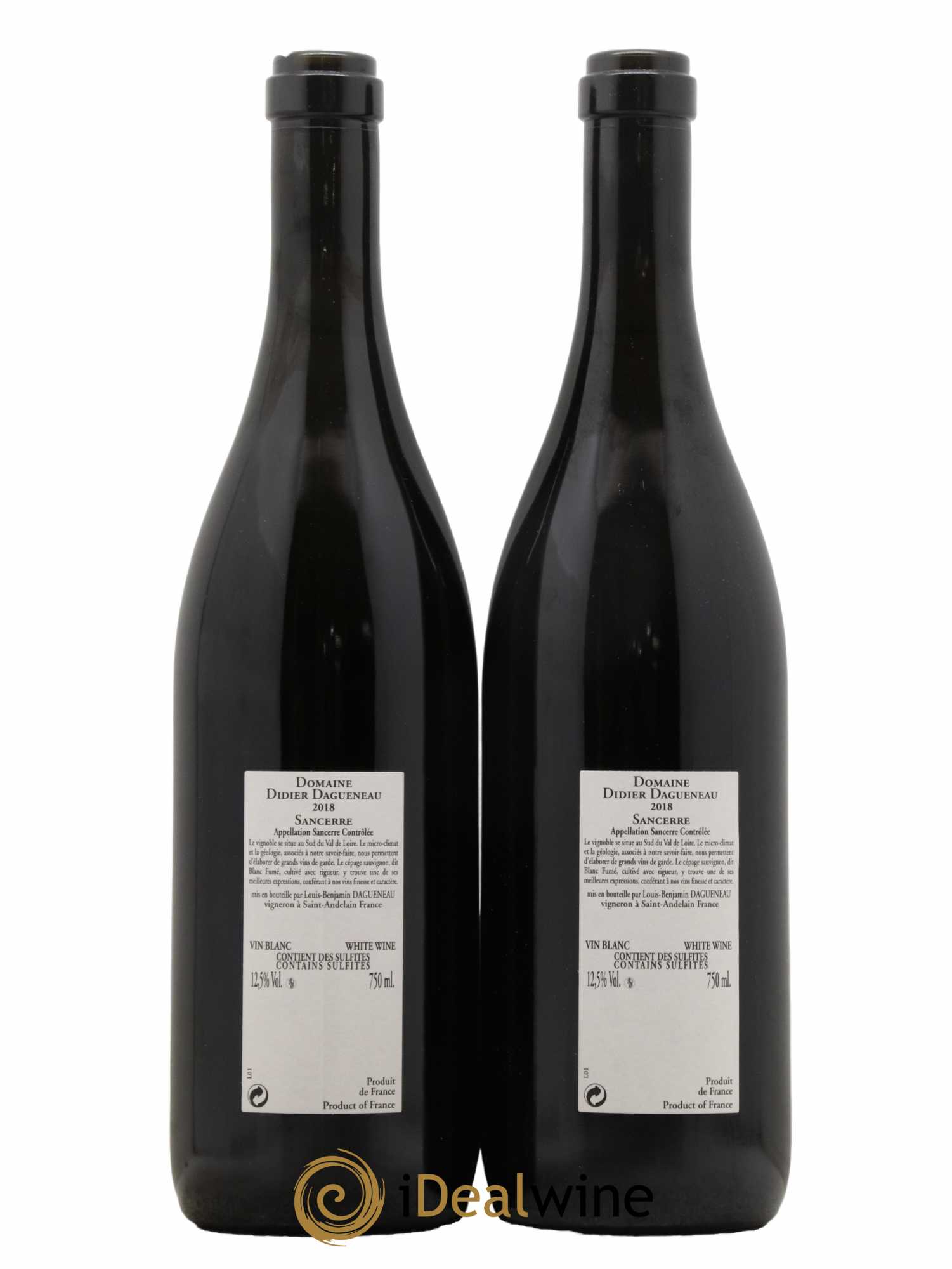 Sancerre En Chailloux Dagueneau 2018 - Lot de 2 bouteilles - 1