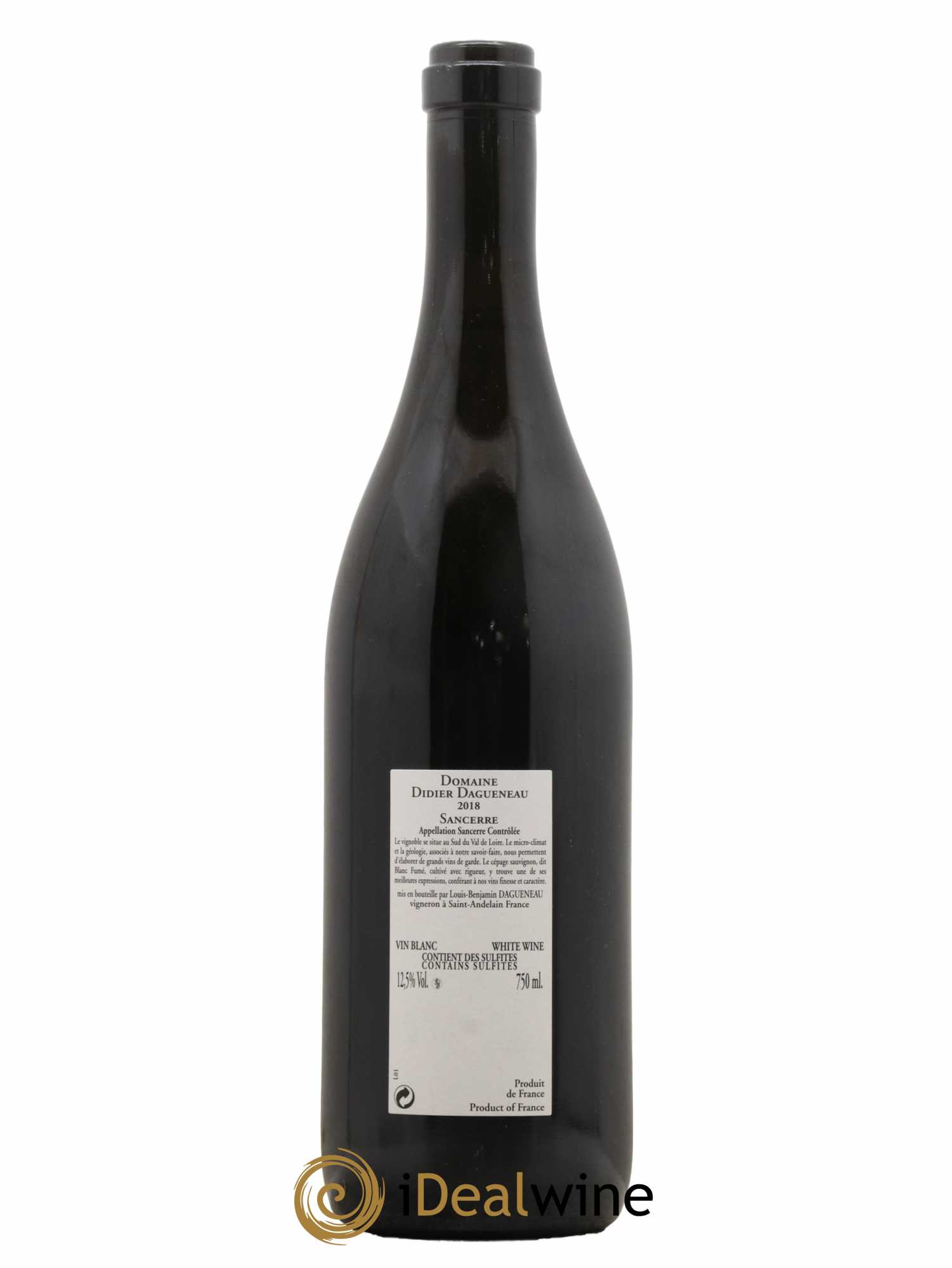 Sancerre En Chailloux Dagueneau 2018 - Lot de 1 bouteille - 1